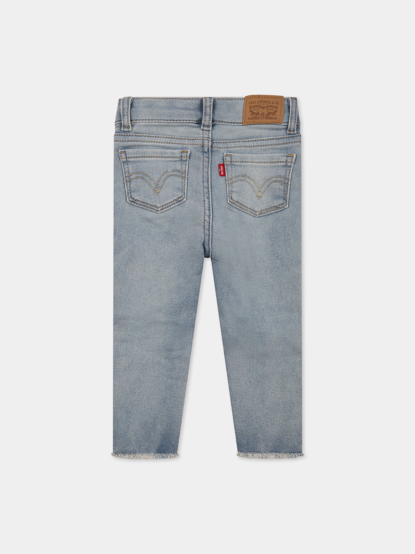 Jeans celeste per neonata con patch logo,Levi's Kids,LK1EG591 1EG591 L52