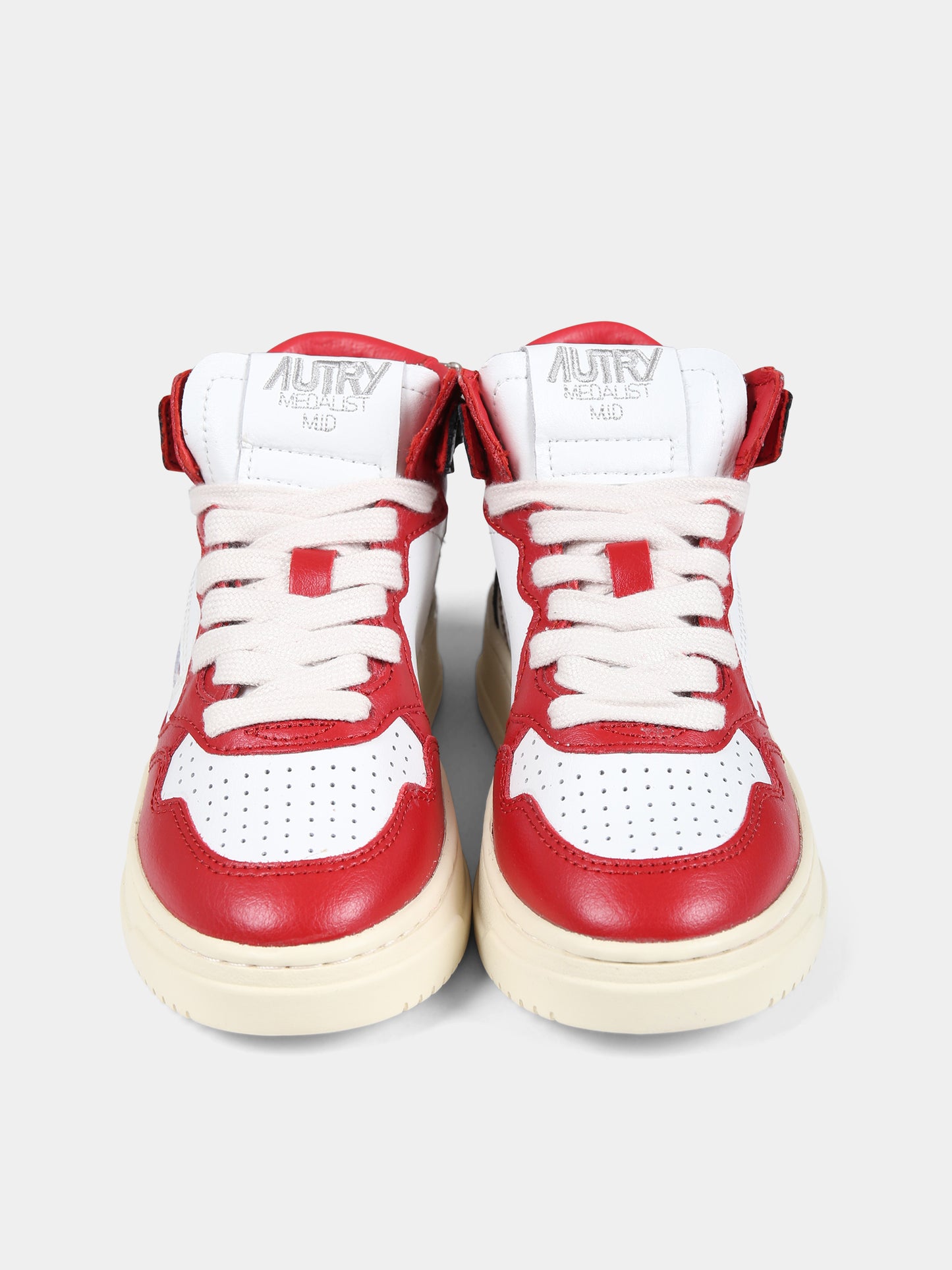 Sneakers rosse per bambino con logo,Autry,KUMK 3C04