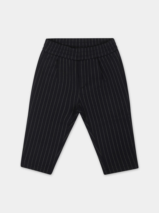 Pantaloni blu per neonato con logo,Armani Junior,6RHPJ4 4JKRZ F921