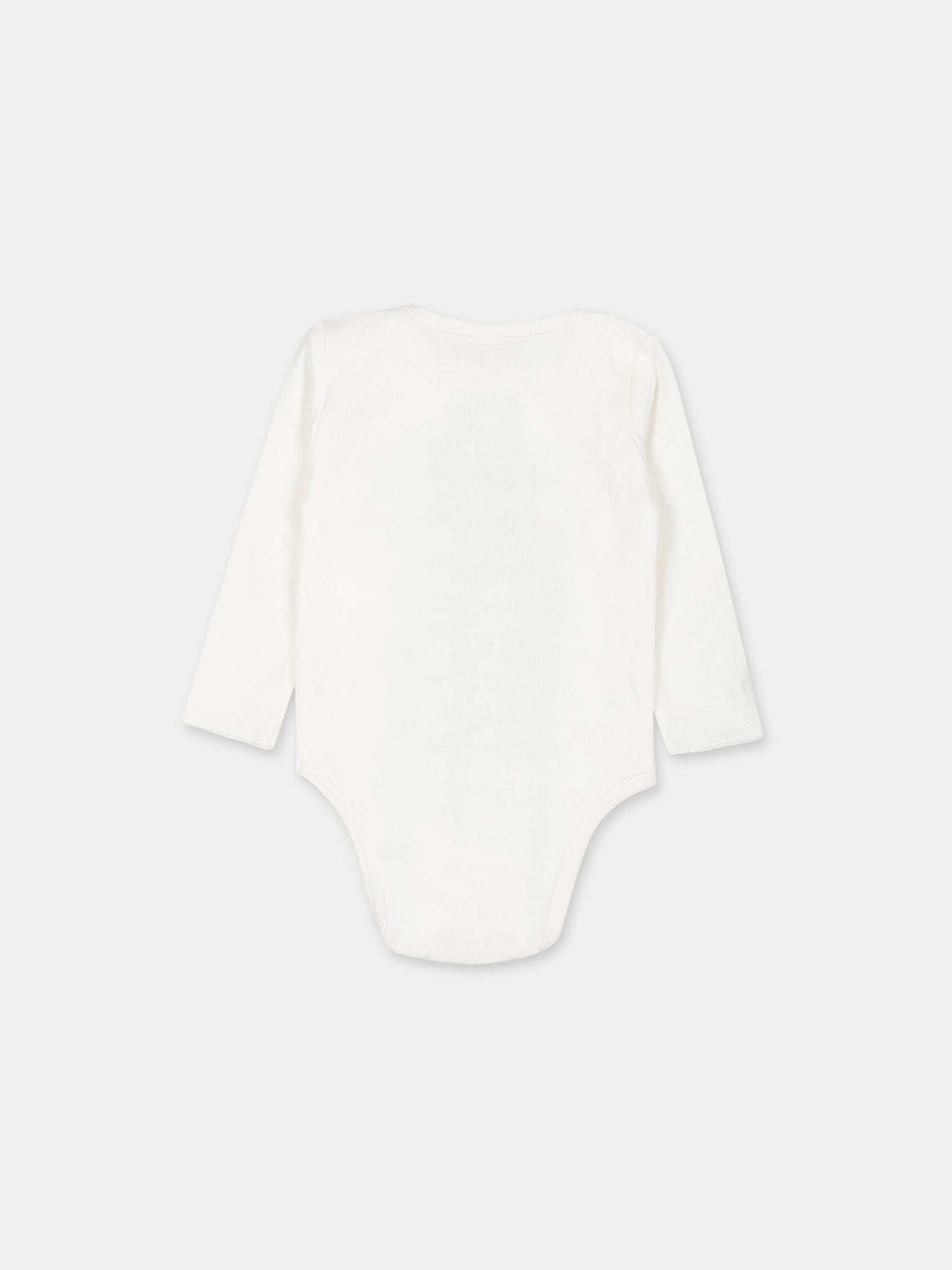 Set  bianco per neonato con orso,Stella Mccartney Kids,TTB519 Z1486 101MC