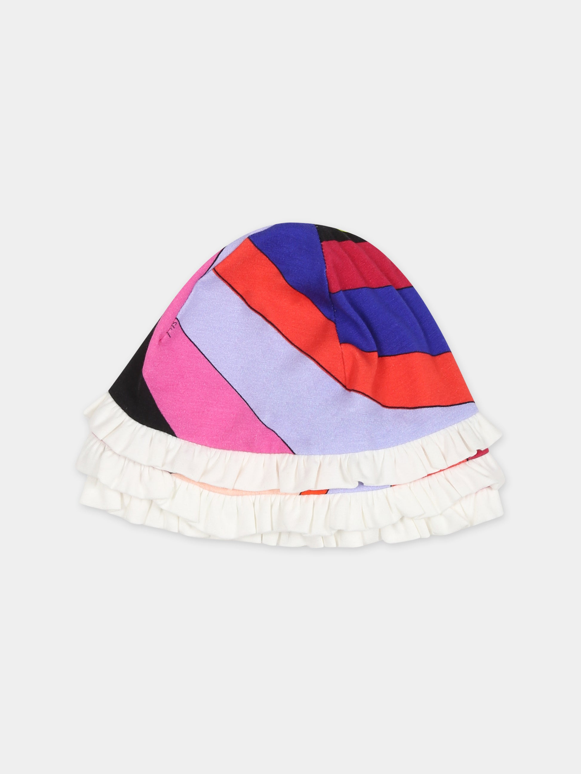 Set bianco per neonata con logo,Emilio Pucci Junior,PTB030 J0311 999NE