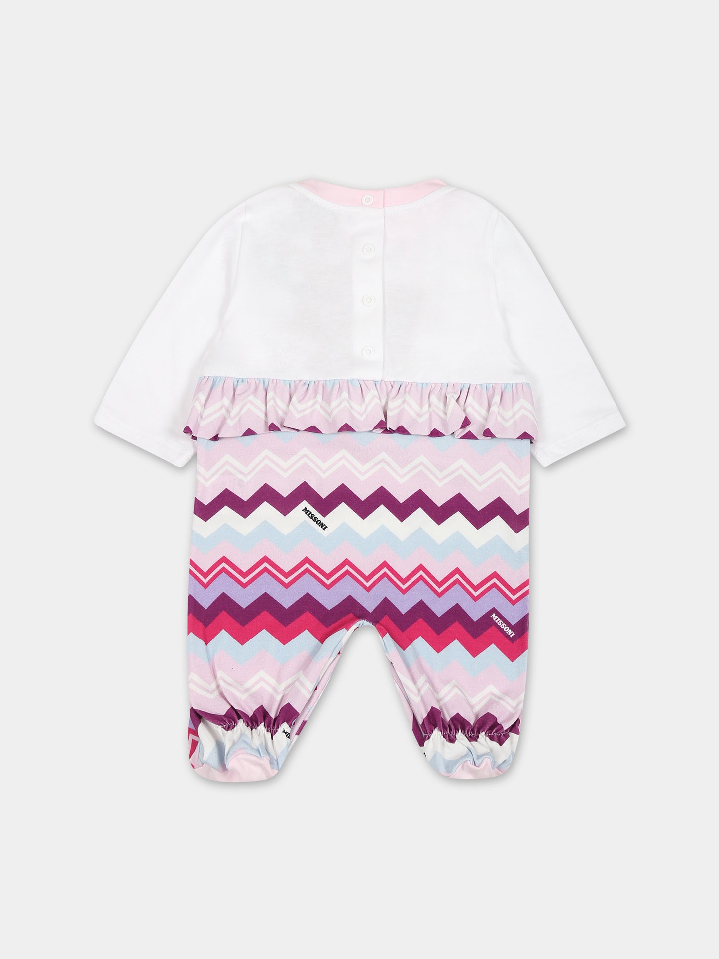 Set viola per neonata con logo,Missoni,MTB020 J0319 579MC