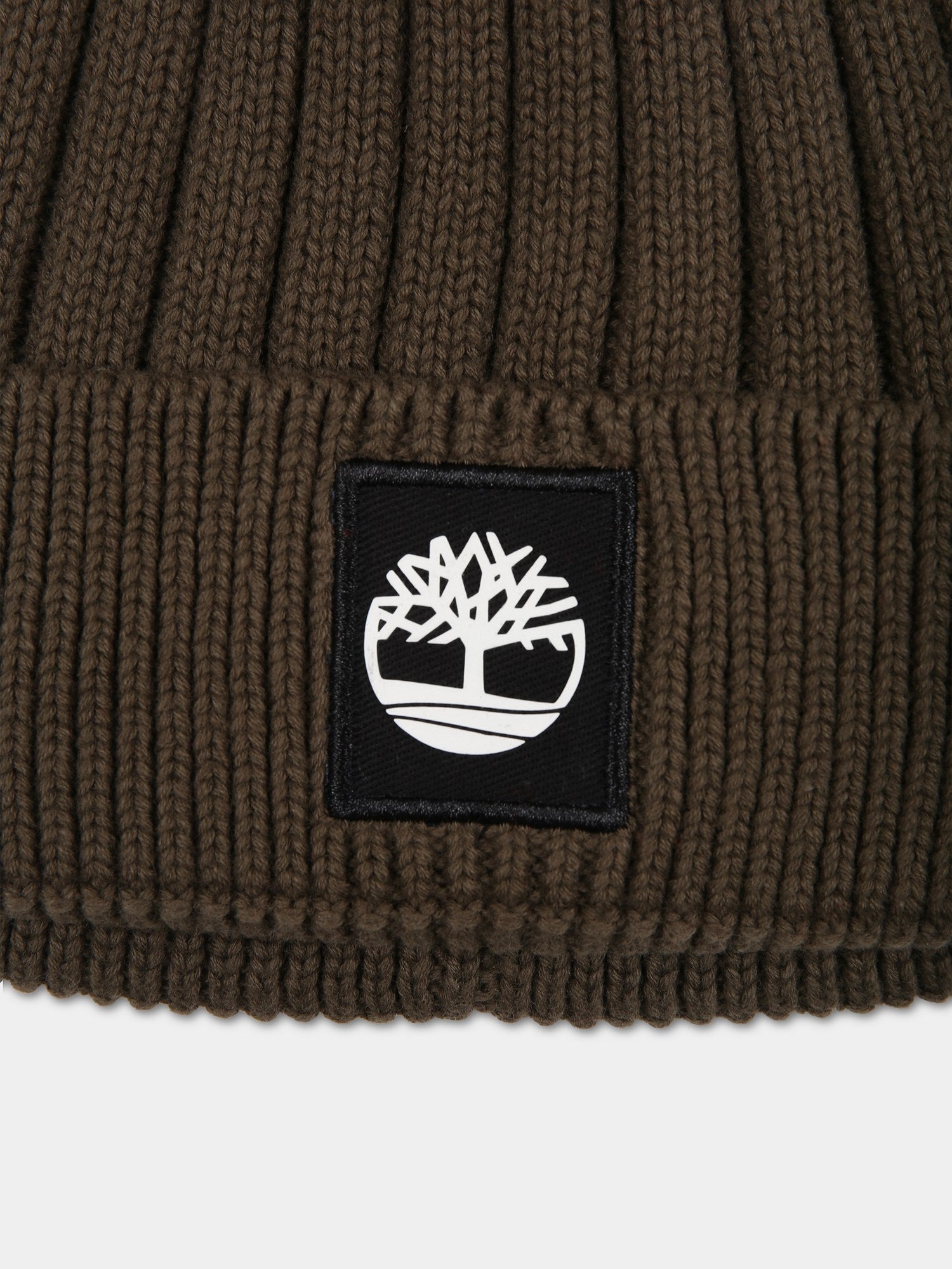 Berretto verde per bambino con albero,Timberland,T21387 655