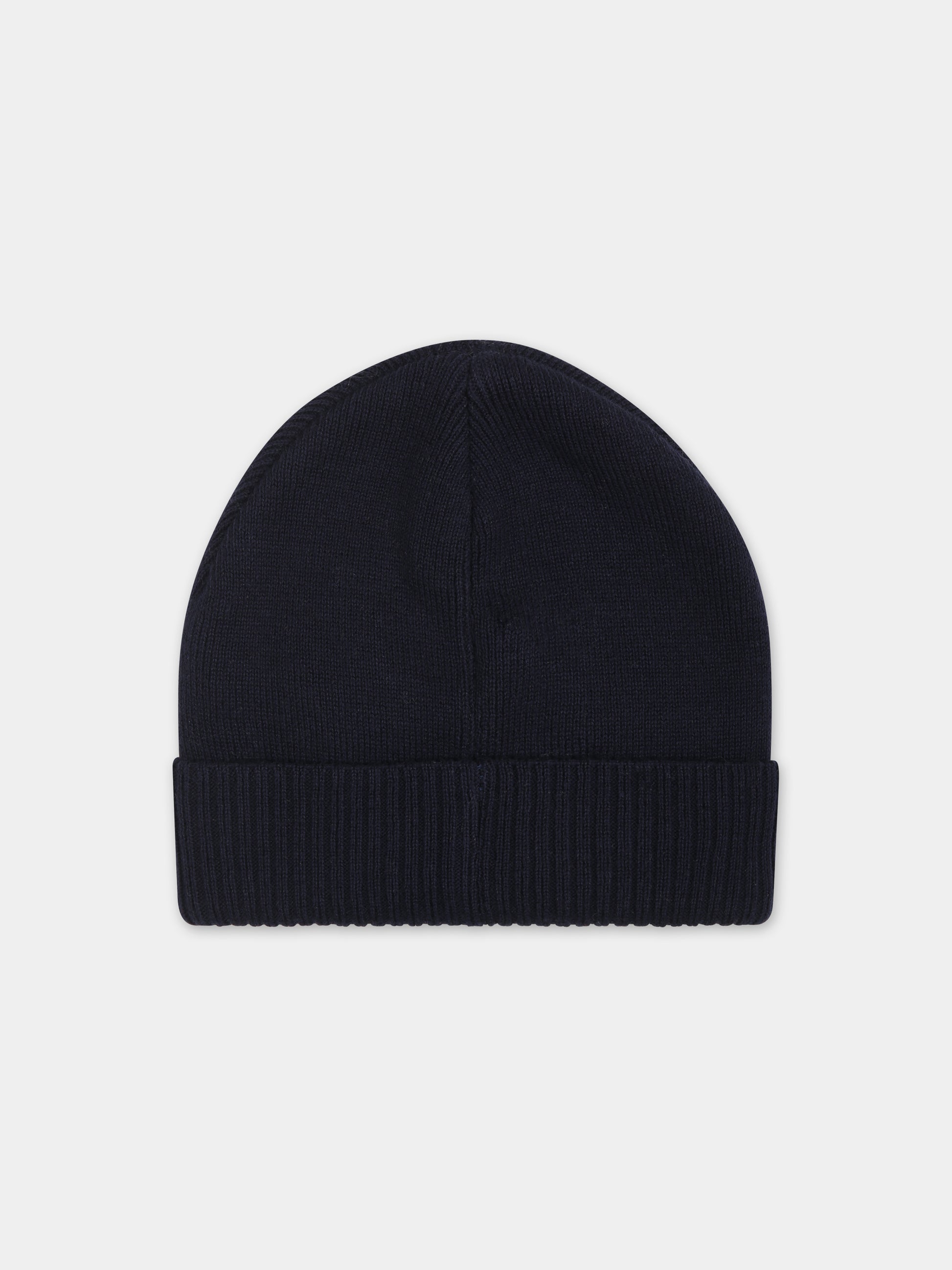 Berretto blu per neonato con logo,Timberland,T60019 85T