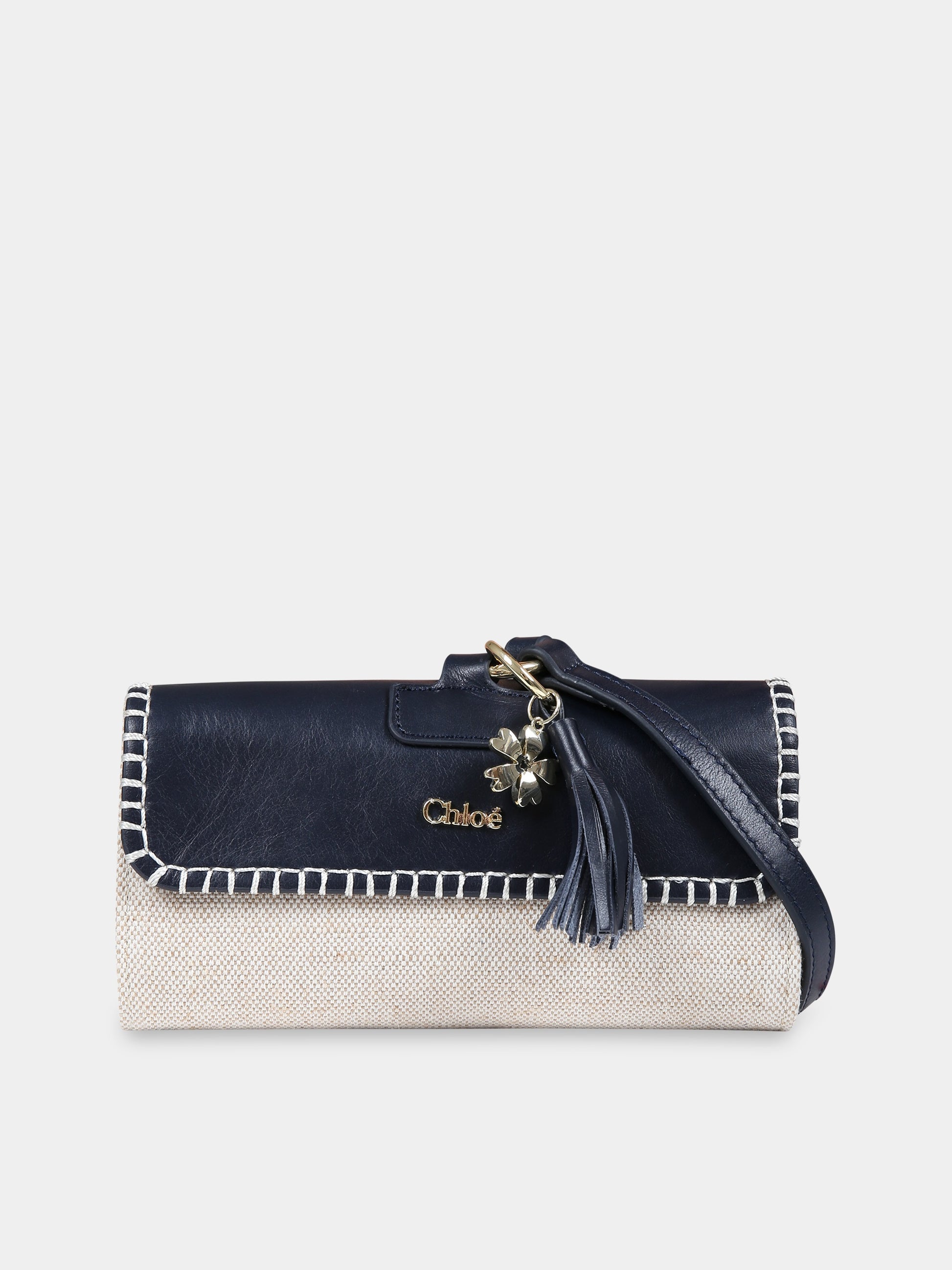 Marsupio beige per bambina con logo,Chloé Kids,C10324 859