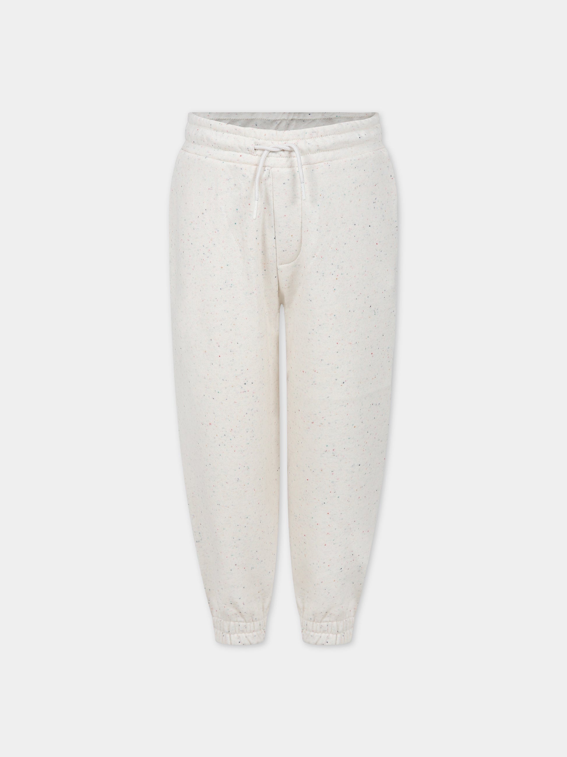 Pantaloni avorio per bambina con tigre,Kenzo Kids,K54014 22C