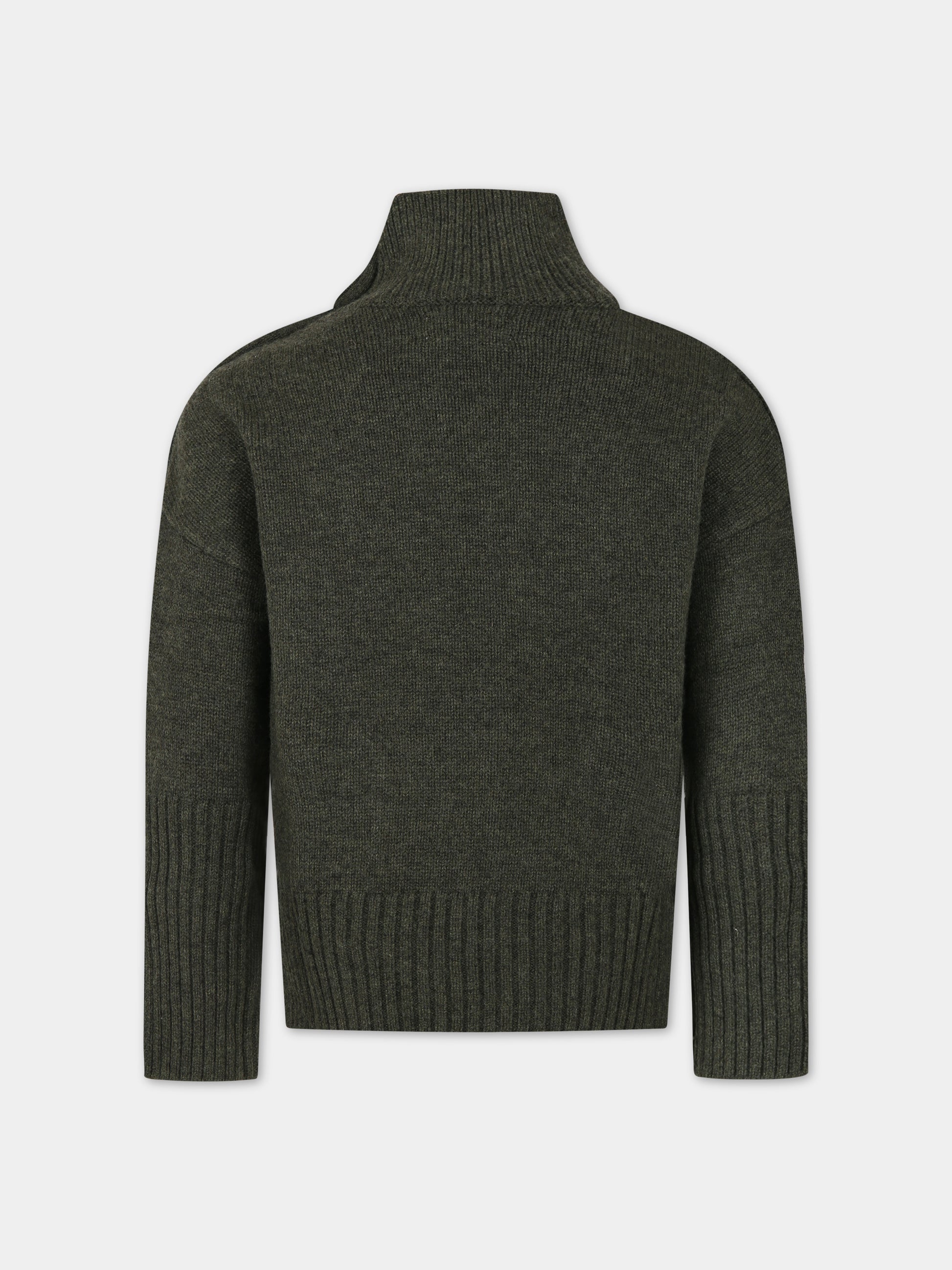 Maglione verde per bambina,Zadig & Voltaire Kids,X15401 H49