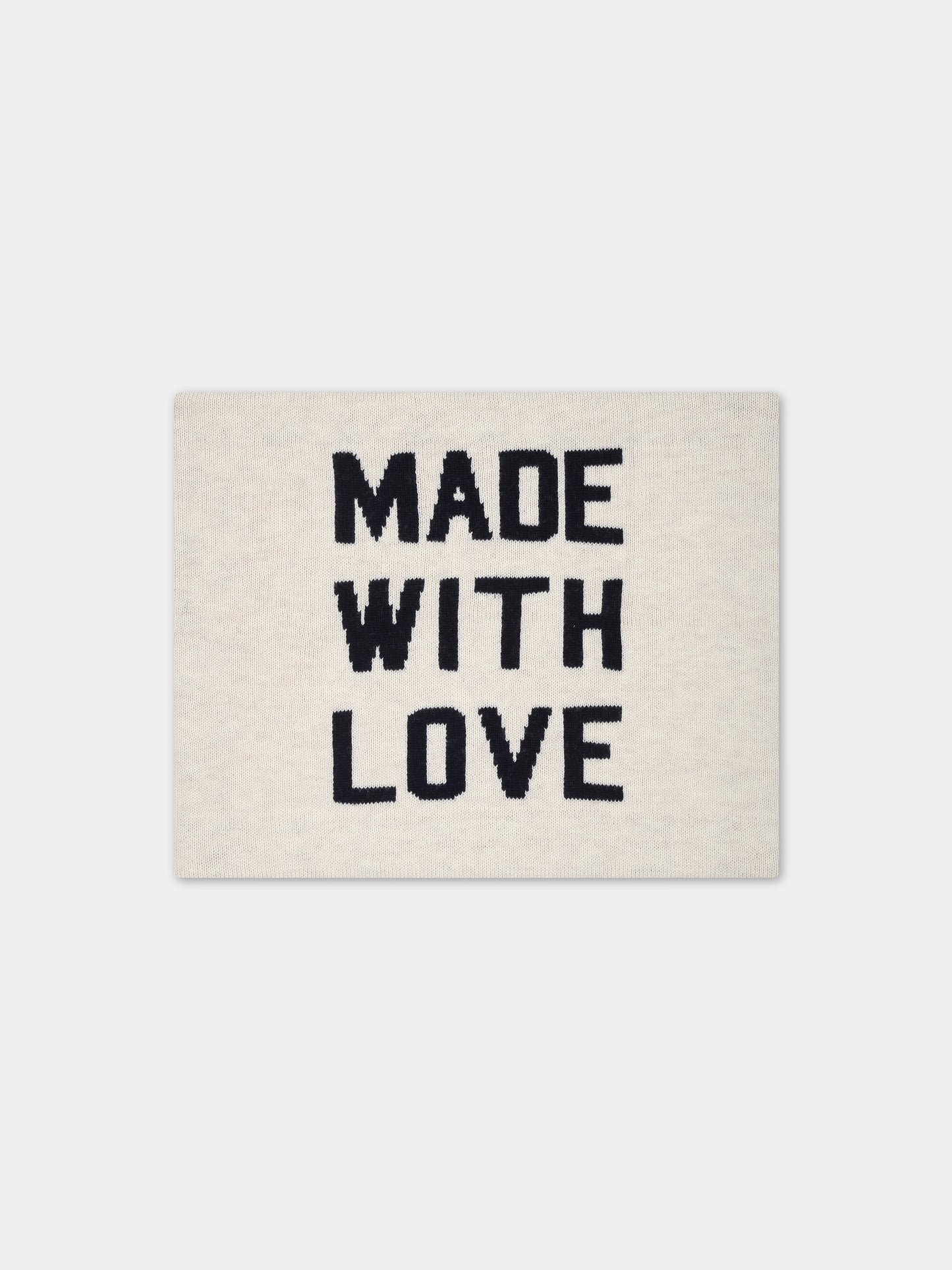 Coperta avorio melange per neonati,Zadig & Voltaire Kids,X90004 C22