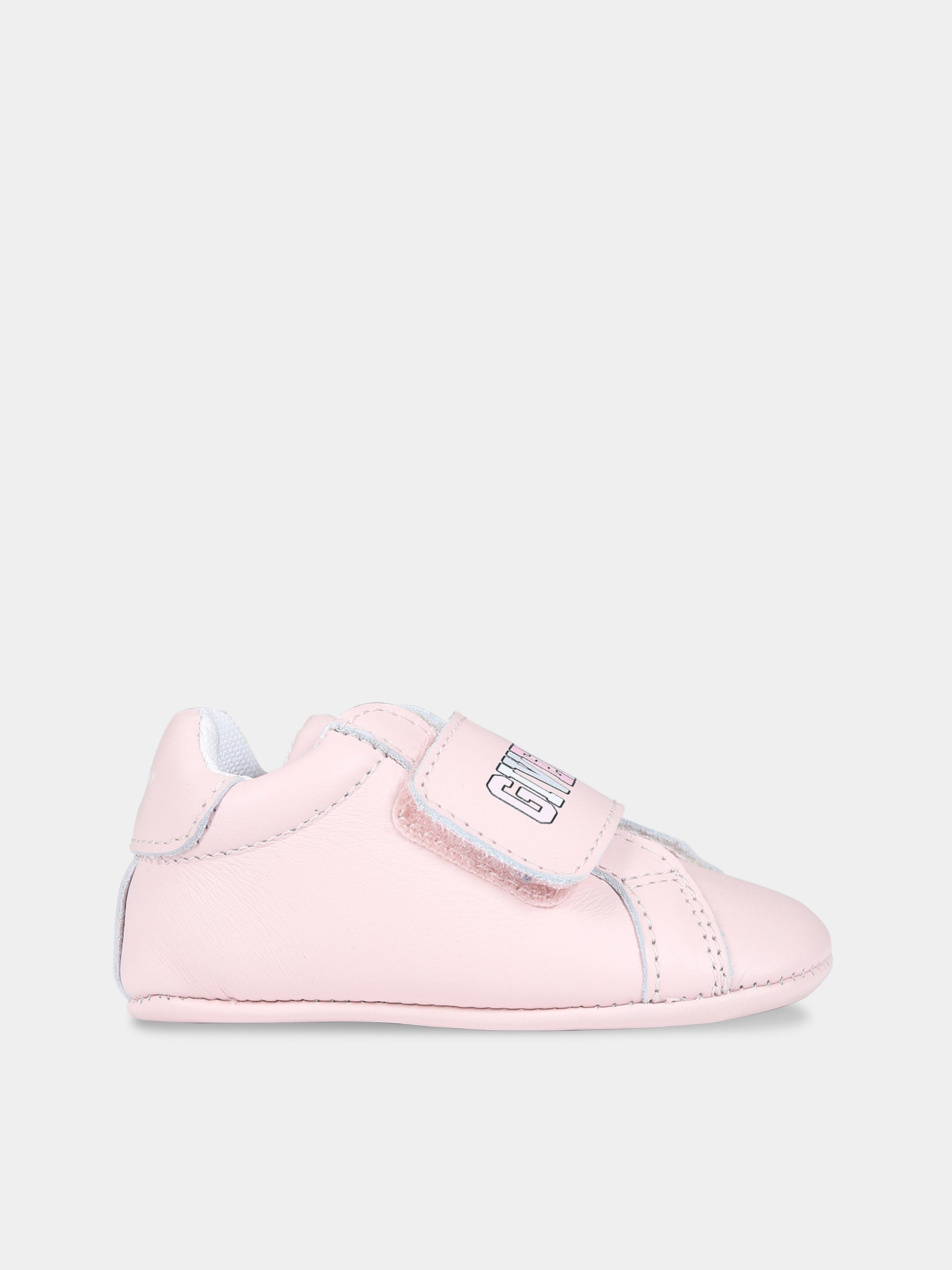 Sneakers rosa per neonata con logo,Givenchy Kids,H99048 44Z