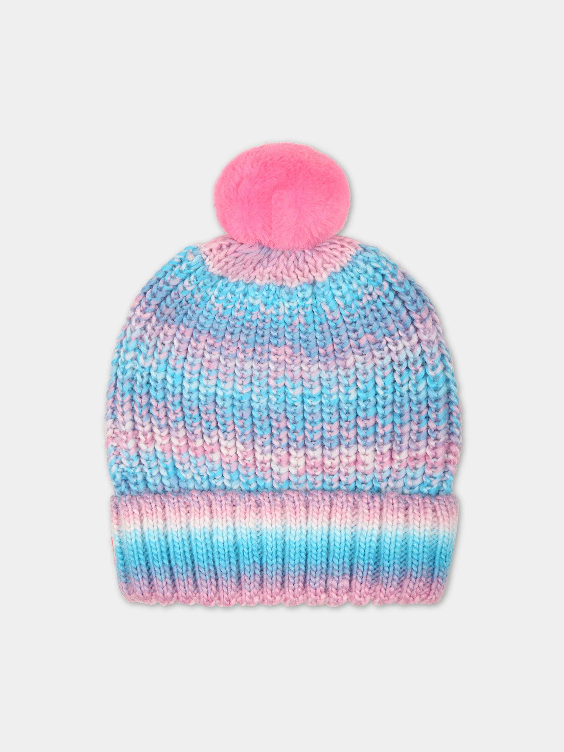 Berretto multicolor per bambina con logo,Billieblush,U11144 77S