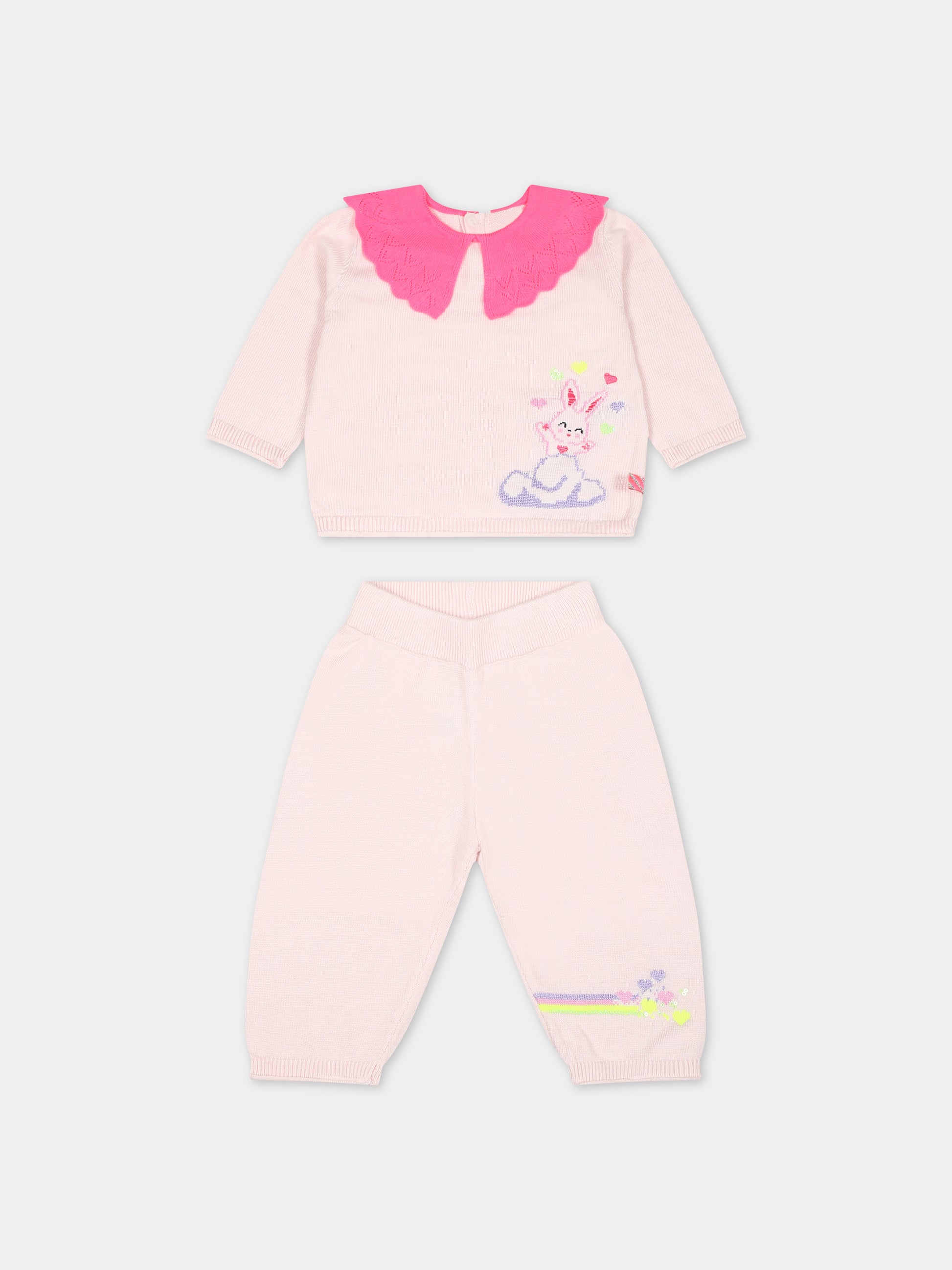 Completo rosa per neonata,Billieblush,U08121 45S