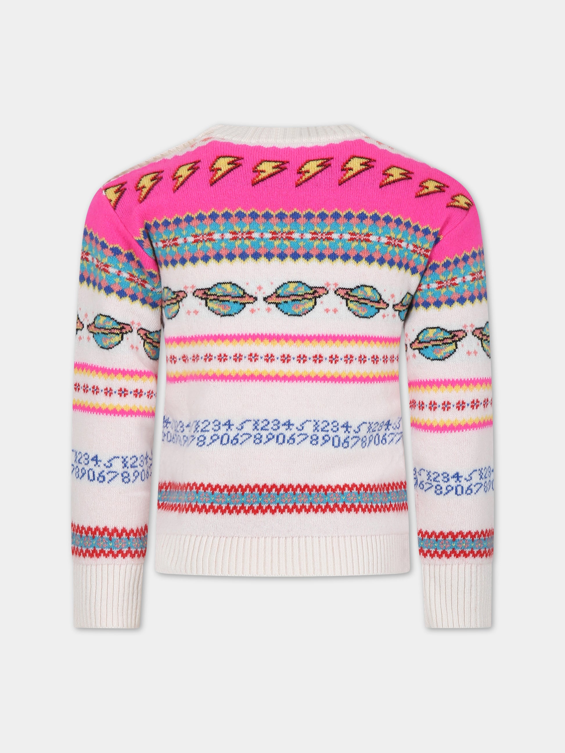 Maglione multicolor per bambina,Philosophy,PFMA006 C FL007 D230