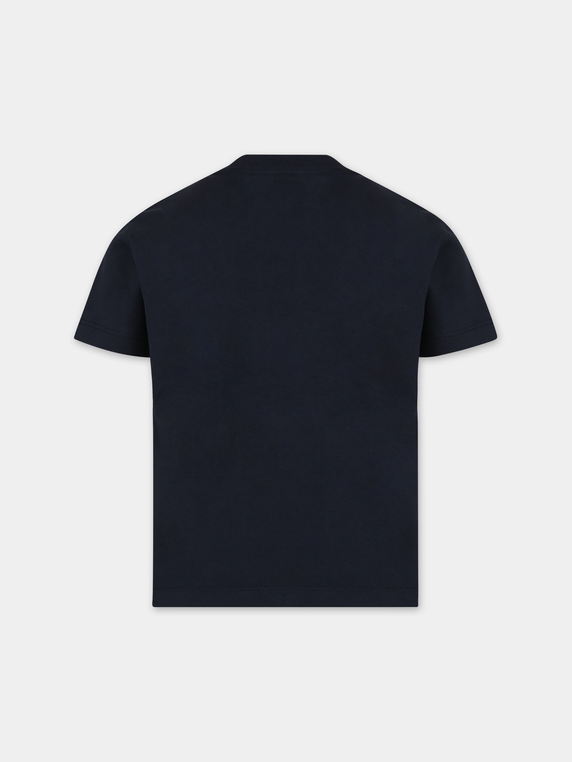 T-shirt blu per bambino con logo,Jacob Cohen,HMTS005 1 JF054 4291