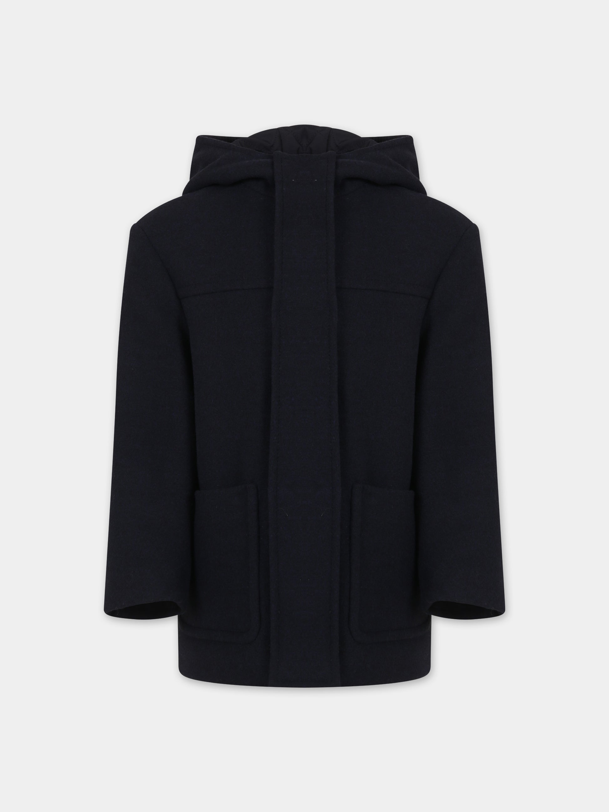 Cappotto blu per bambino con logo,Dondup Kids,DMGB001 0 TV030 D081