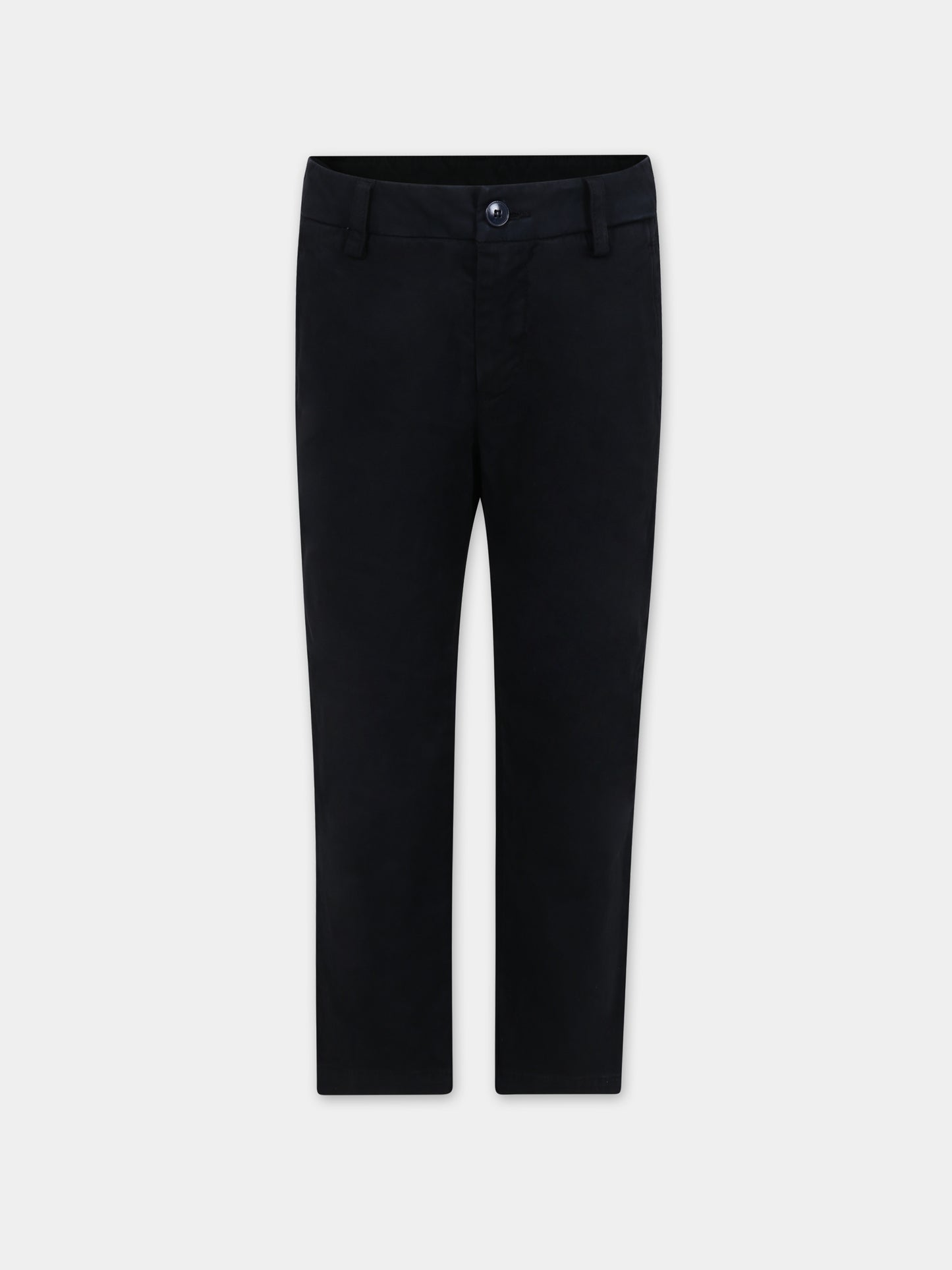 Pantaloni blu per bambino con logo,Dondup Kids,DMPA002 0 CE246 5011