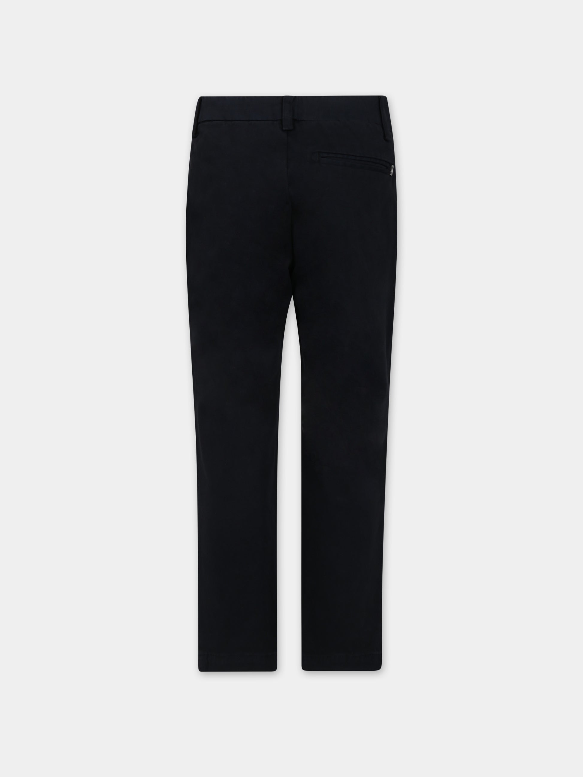 Pantaloni blu per bambino con logo,Dondup Kids,DMPA002 0 CE246 5011