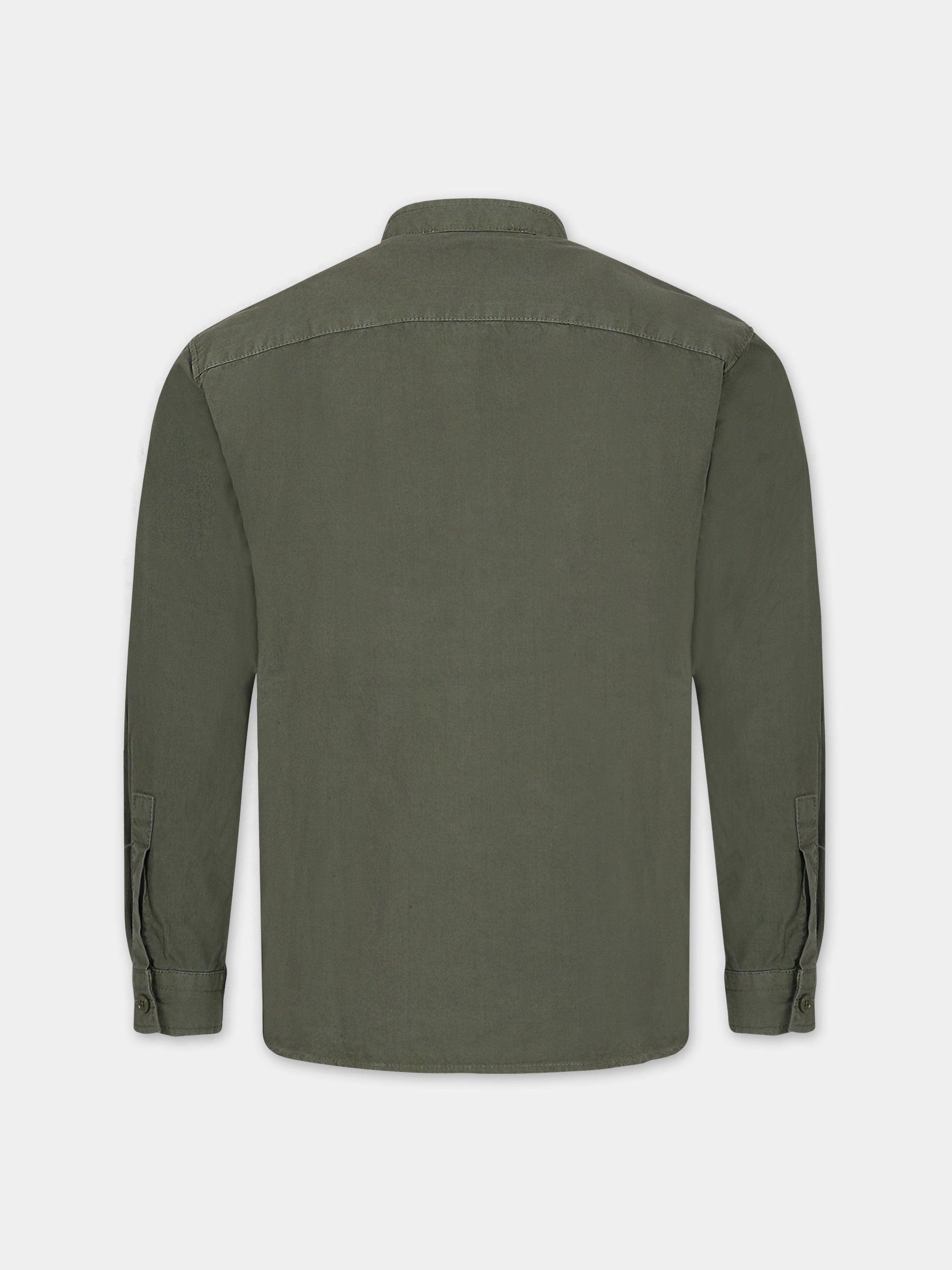 Camicia verde per bambino con logo,Dondup Kids,DMCA004 0 CA266 1005