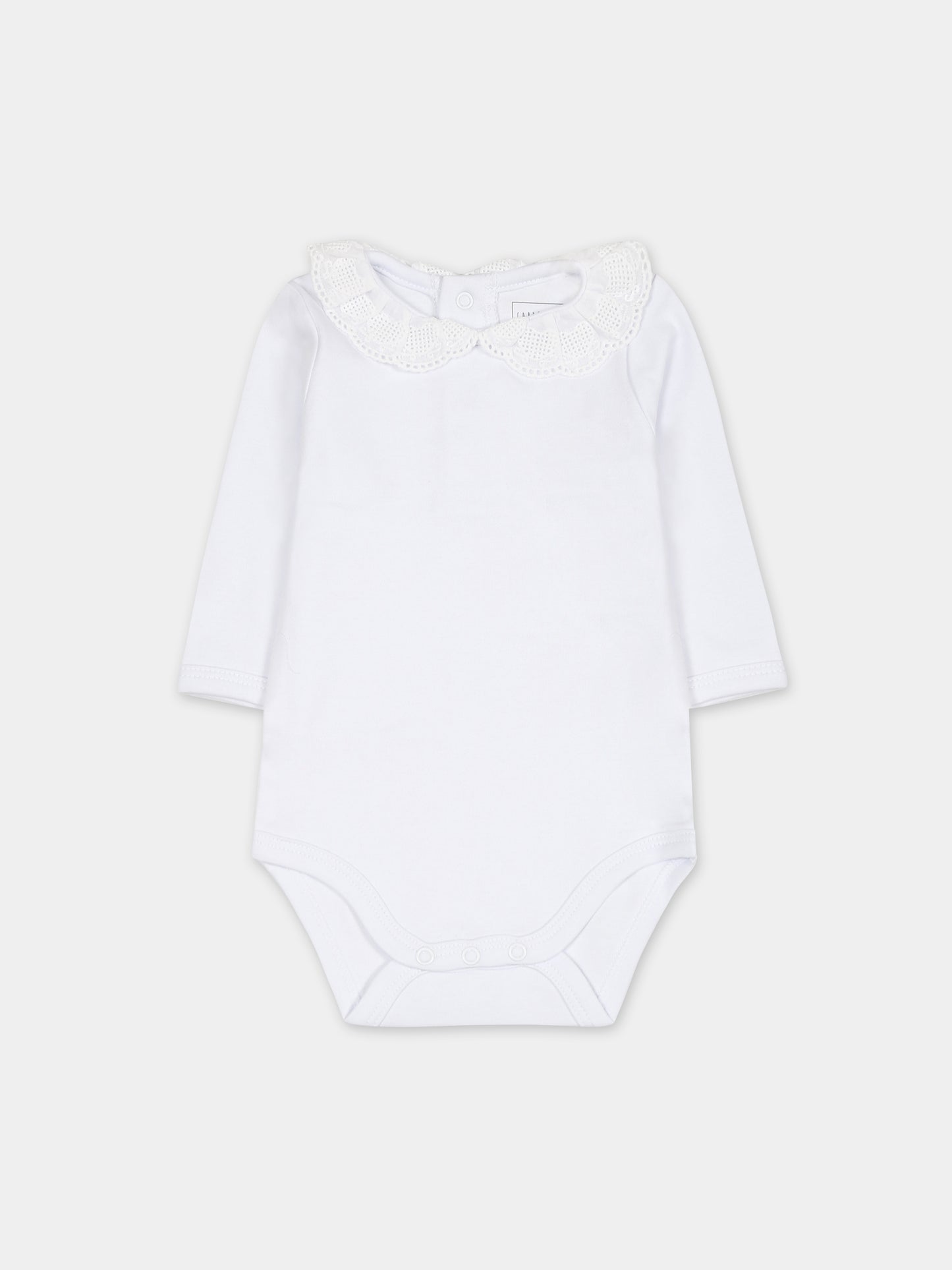 Body bianco per neonata con cuori,Carrement Beau,Y97286 10P