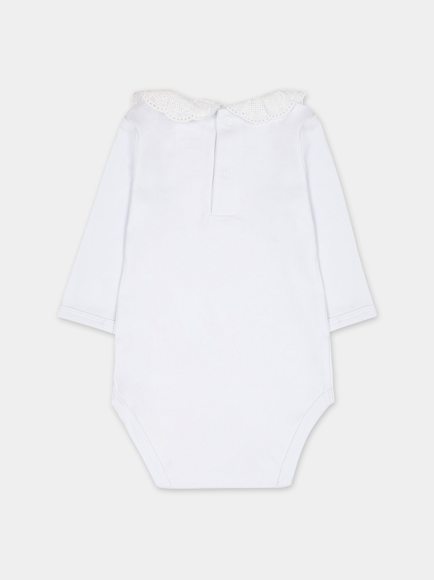 Body bianco per neonata con cuori,Carrement Beau,Y97286 10P