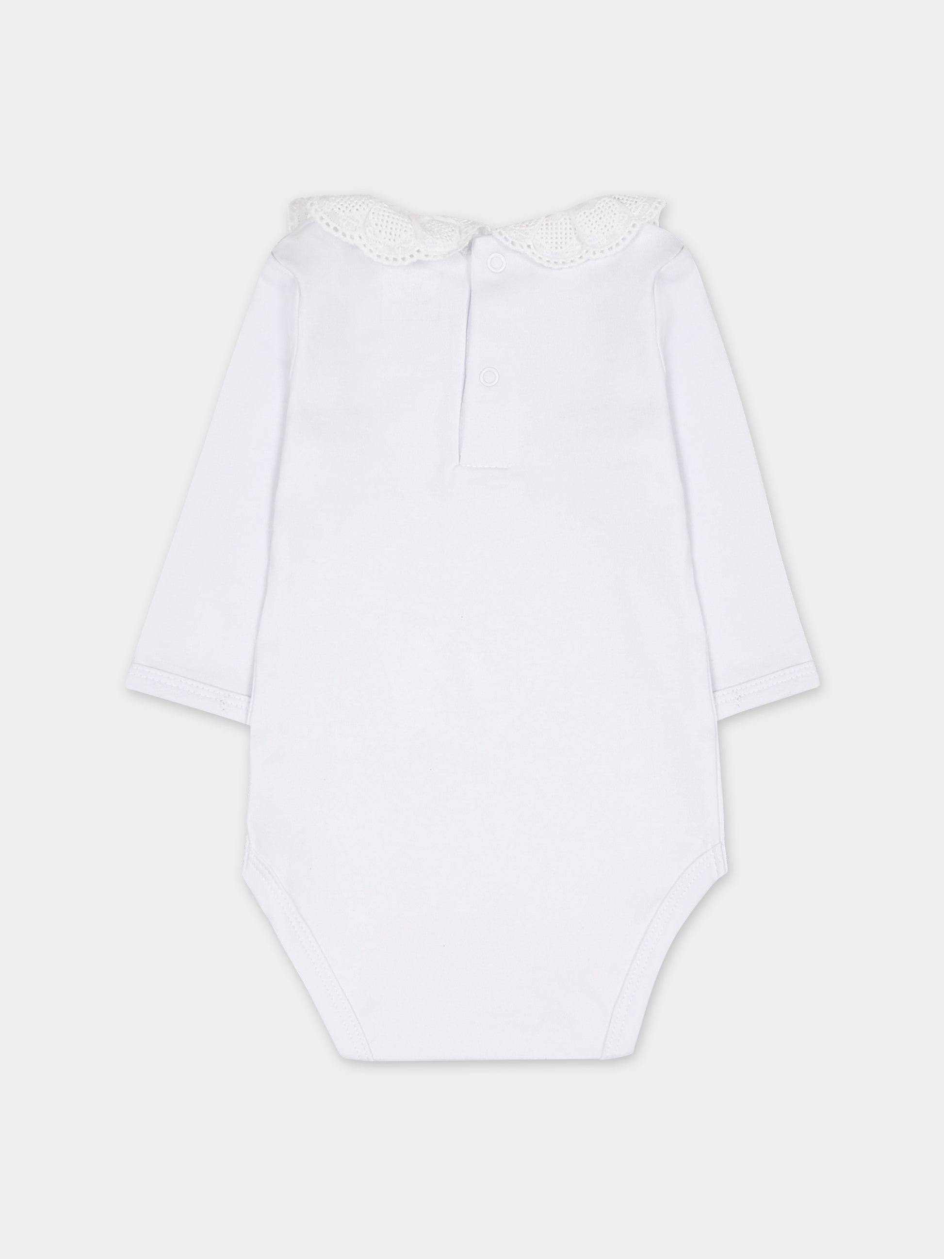 Body bianco per neonata con cuori,Carrement Beau,Y97286 10P