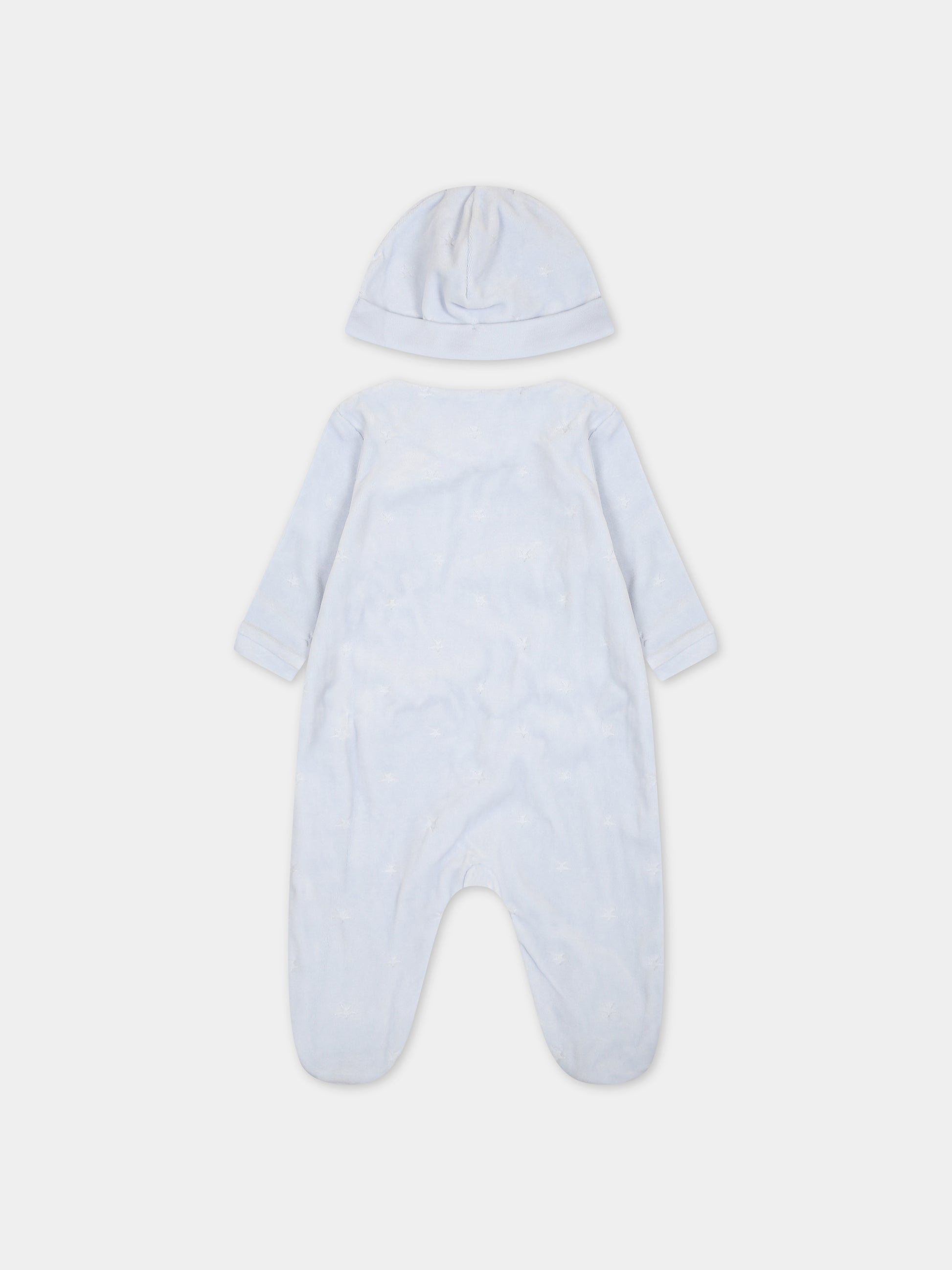 Set celeste per neonato con stelle,Carrement Beau,Y98220 78K