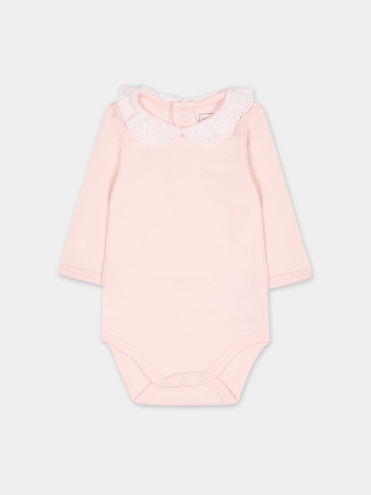 Body rosa per neonata con cuori,Carrement Beau,Y97286 43B