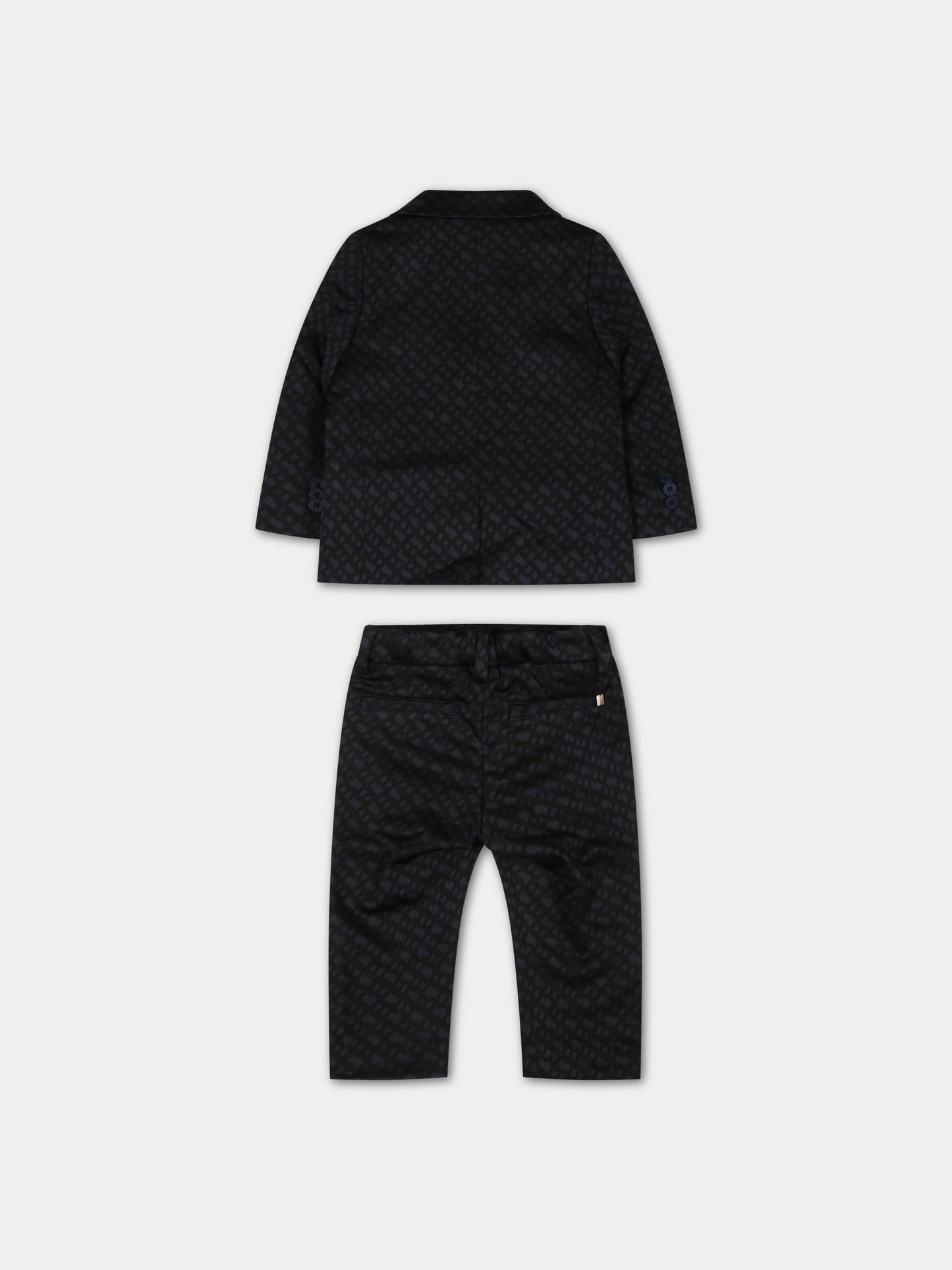 Completo elegante blu per neonato,Boss,J08091 862