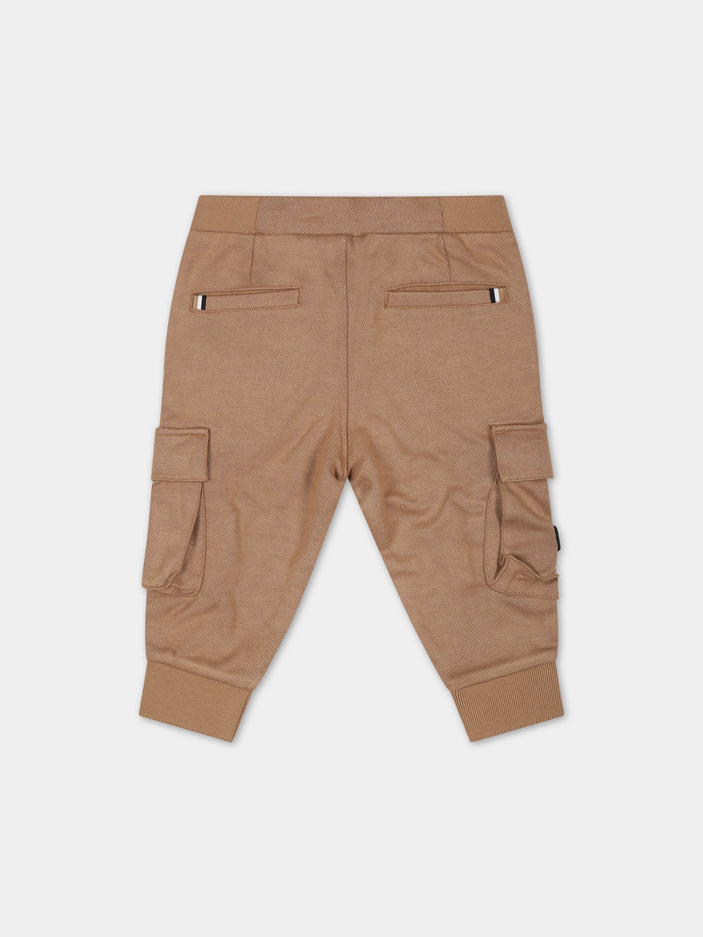 Pantalone casual beige per neonato,Boss,J04485 269