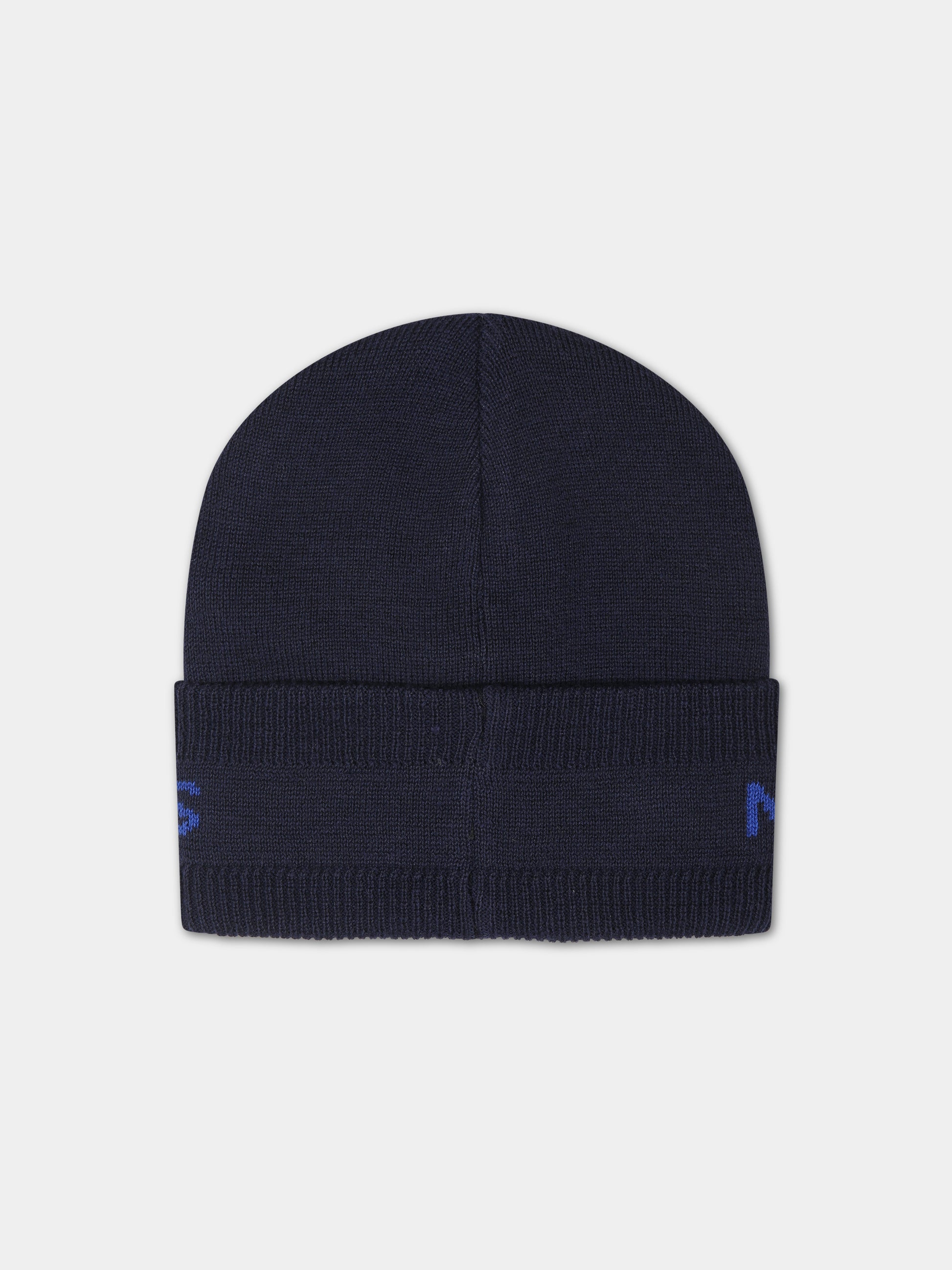 Berretto blu per bambino con logo,Little Marc Jacobs,W51003 85T