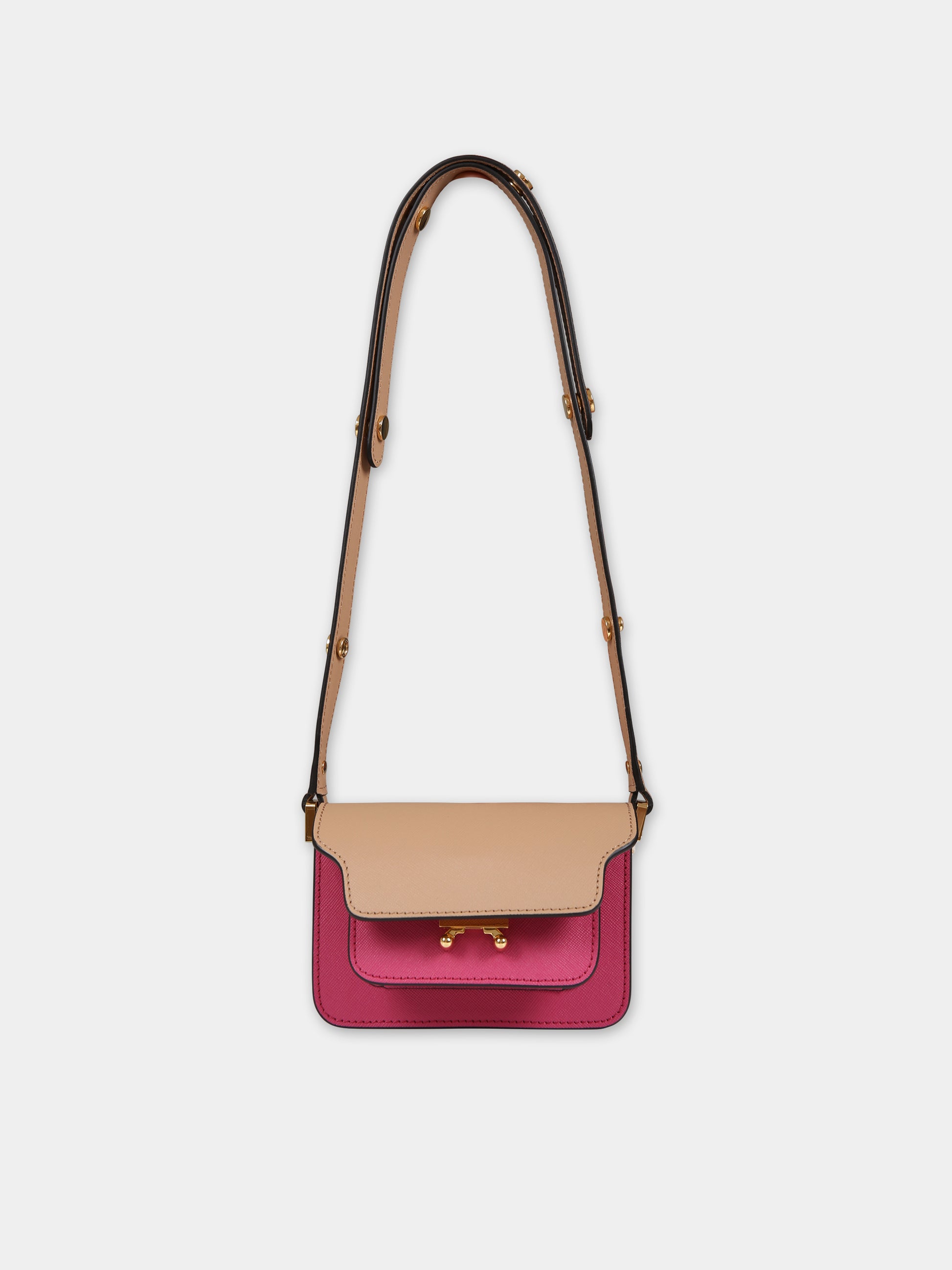 Borsa rosa per bambina con logo,Marni Kids,M00998 Z647M