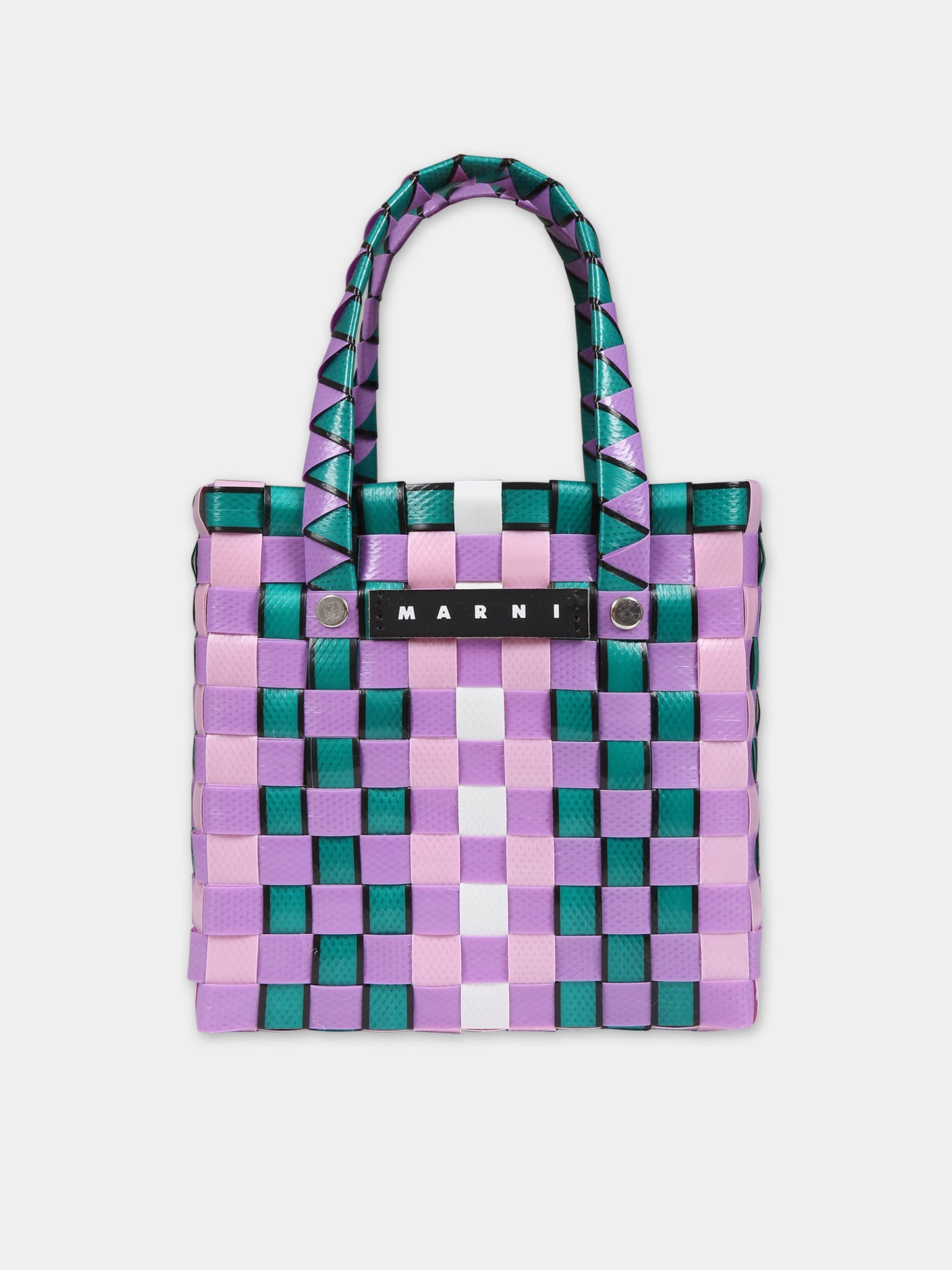 Borsa multicolor per bambina con logo,Marni Kids,M00178 0M604