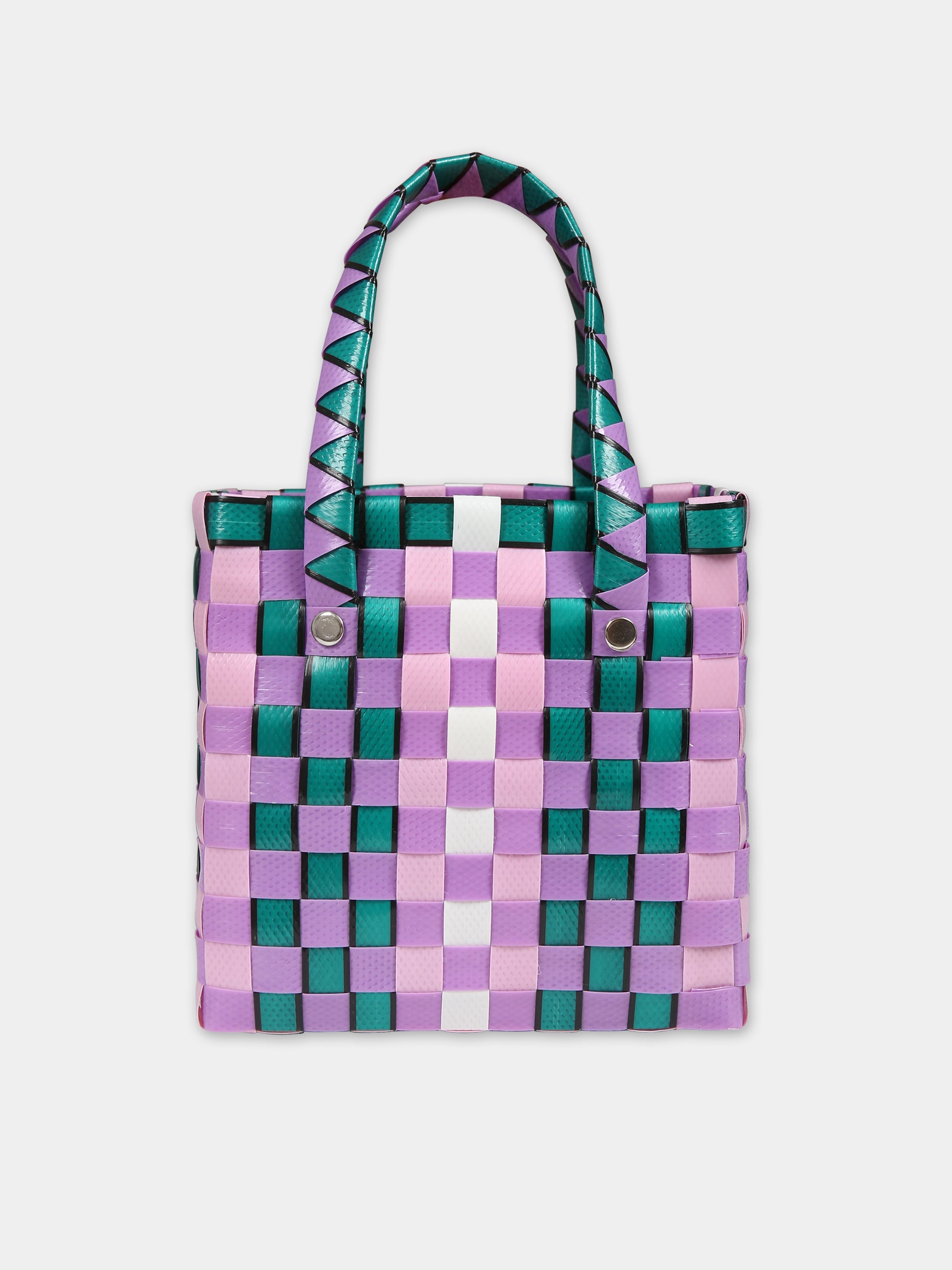 Borsa multicolor per bambina con logo,Marni Kids,M00178 0M604