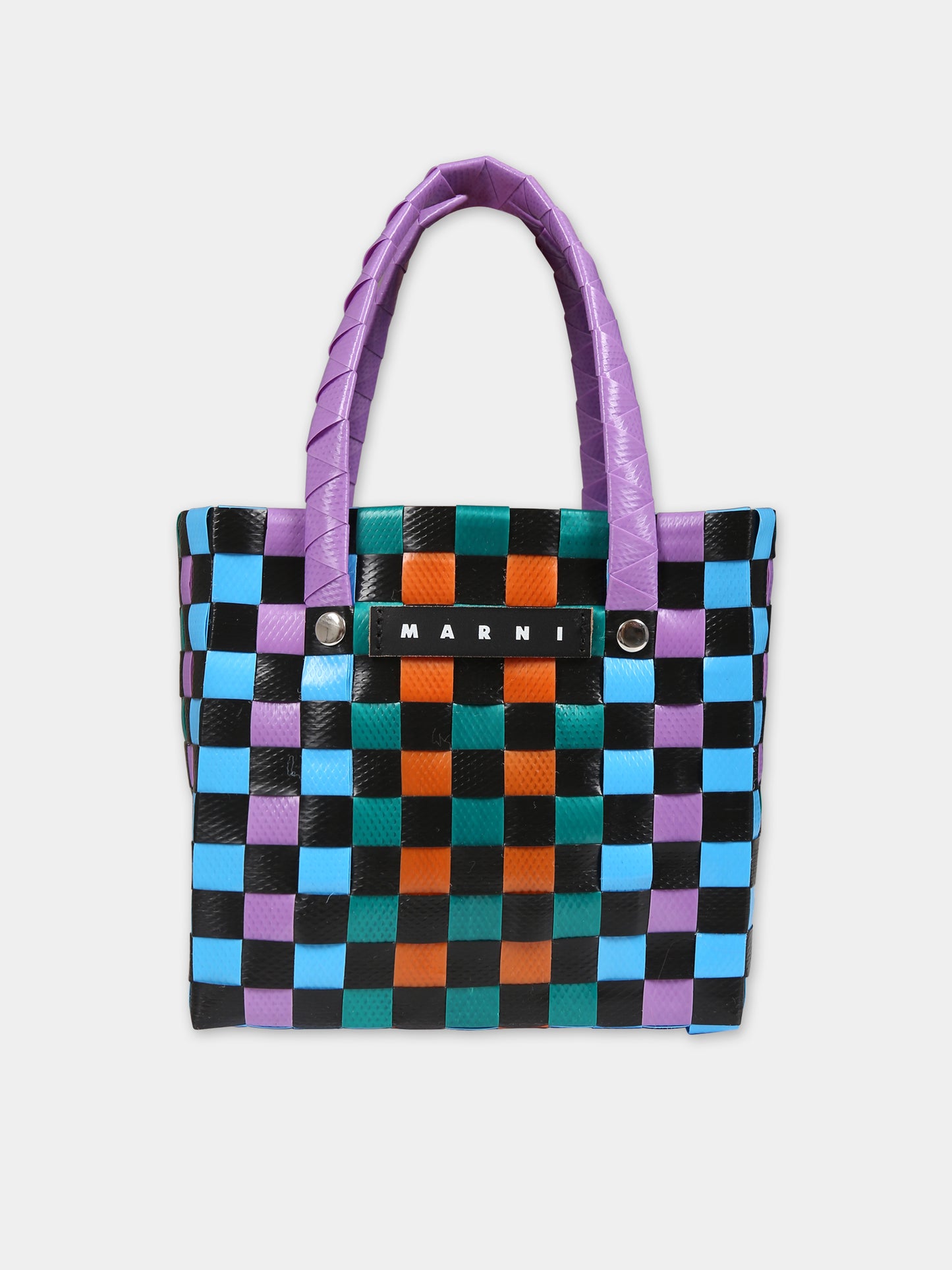 Borsa multicolor per bambina con logo,Marni Kids,M00178 0M605