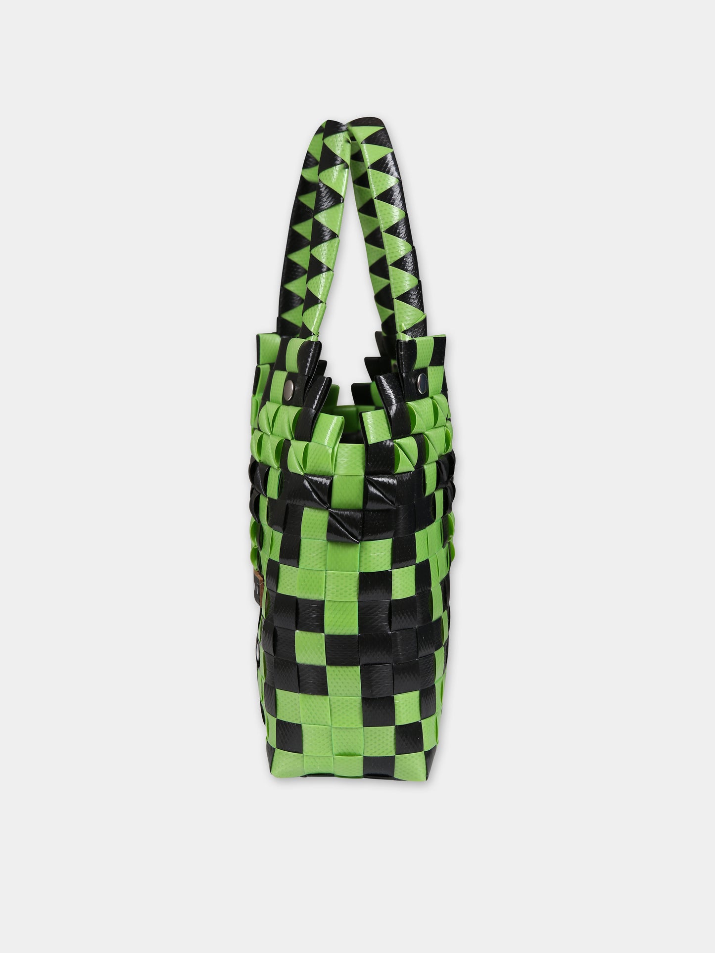 Borsa verde per bambina con logo,Marni Kids,M00637 0MC14