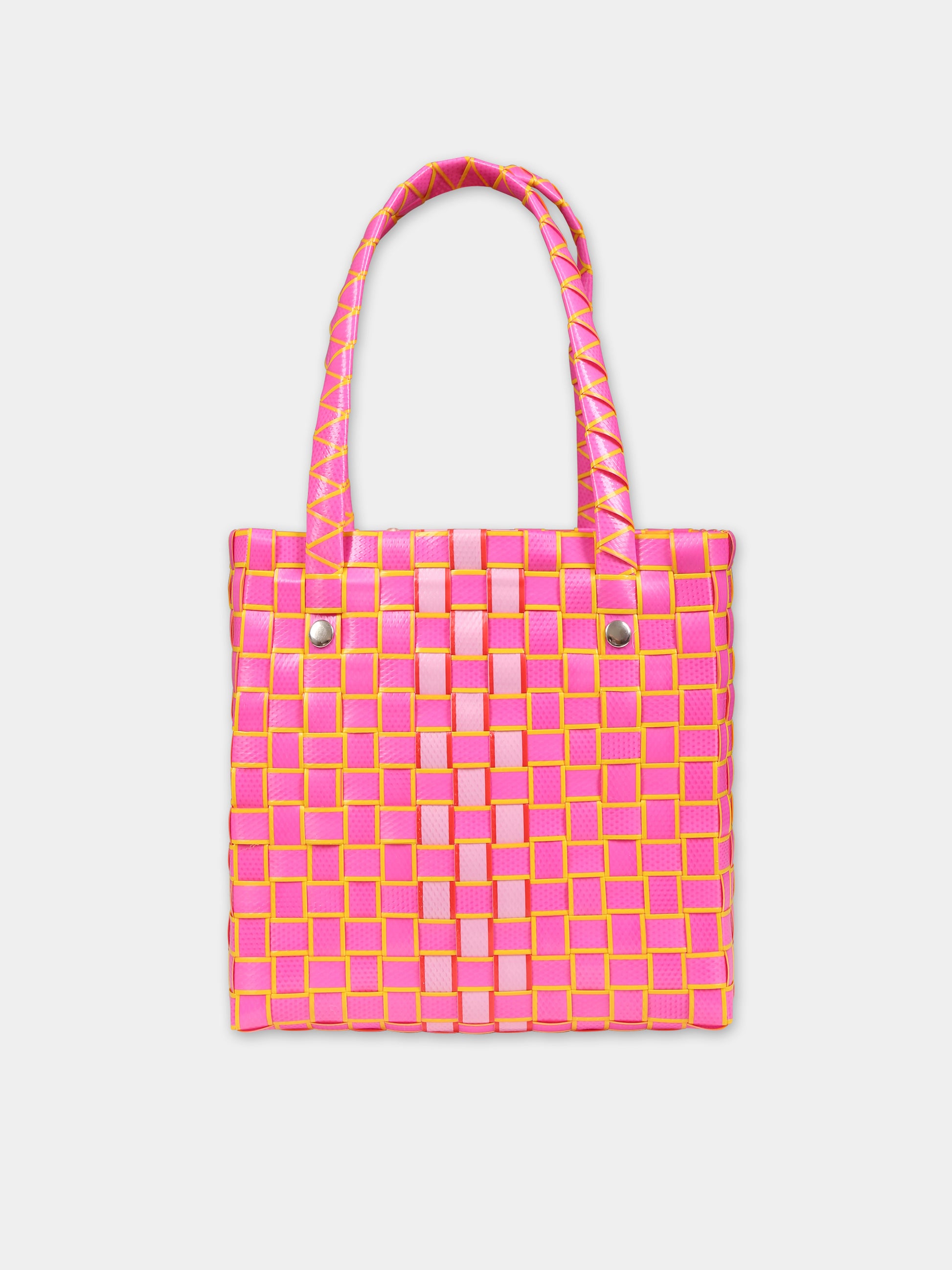 Borsa rosa per bambina con logo,Marni Kids,M00638 0MC19