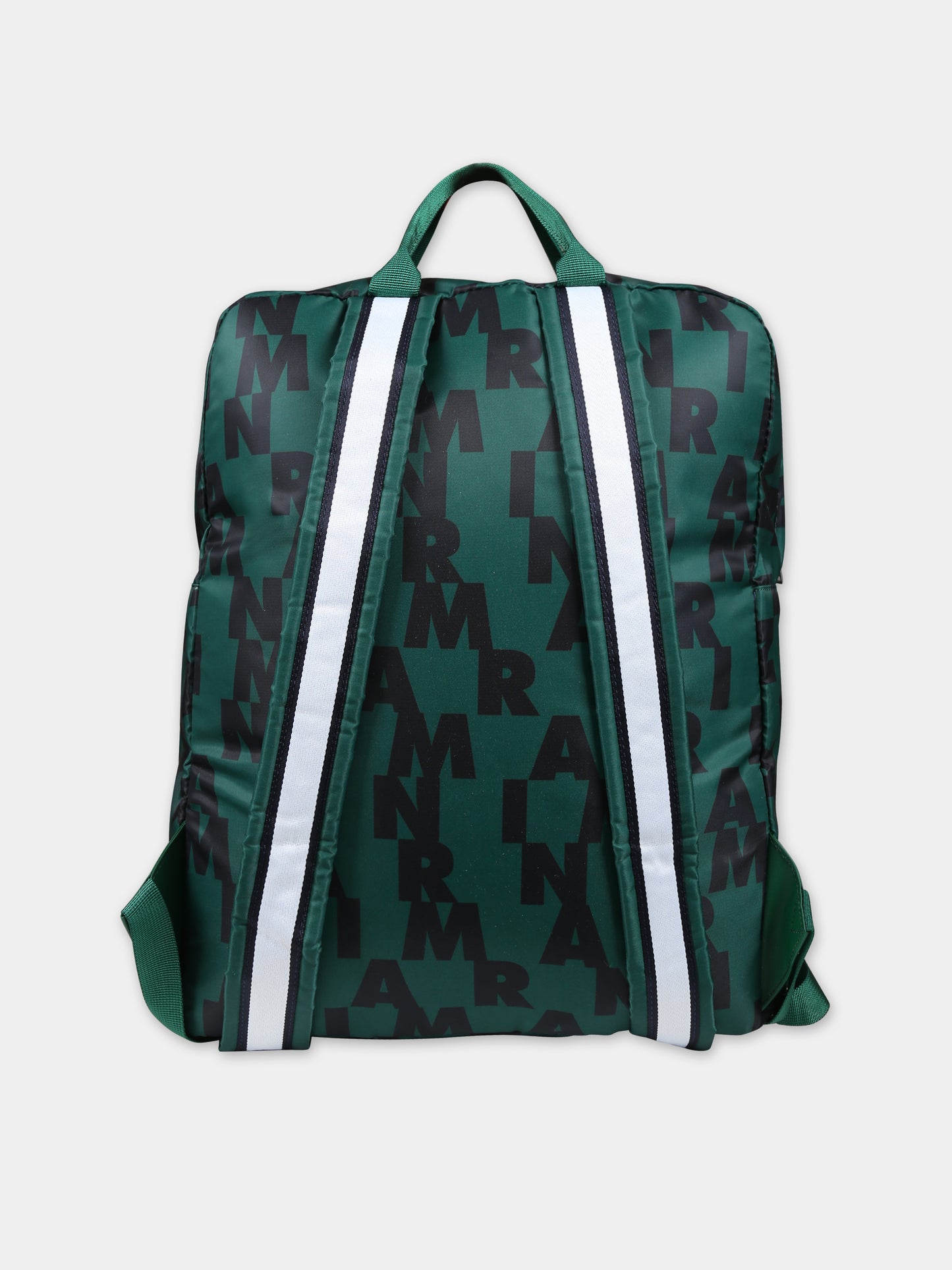 Zaino verde per bambini con logo,Marni Kids,M00633 0M523