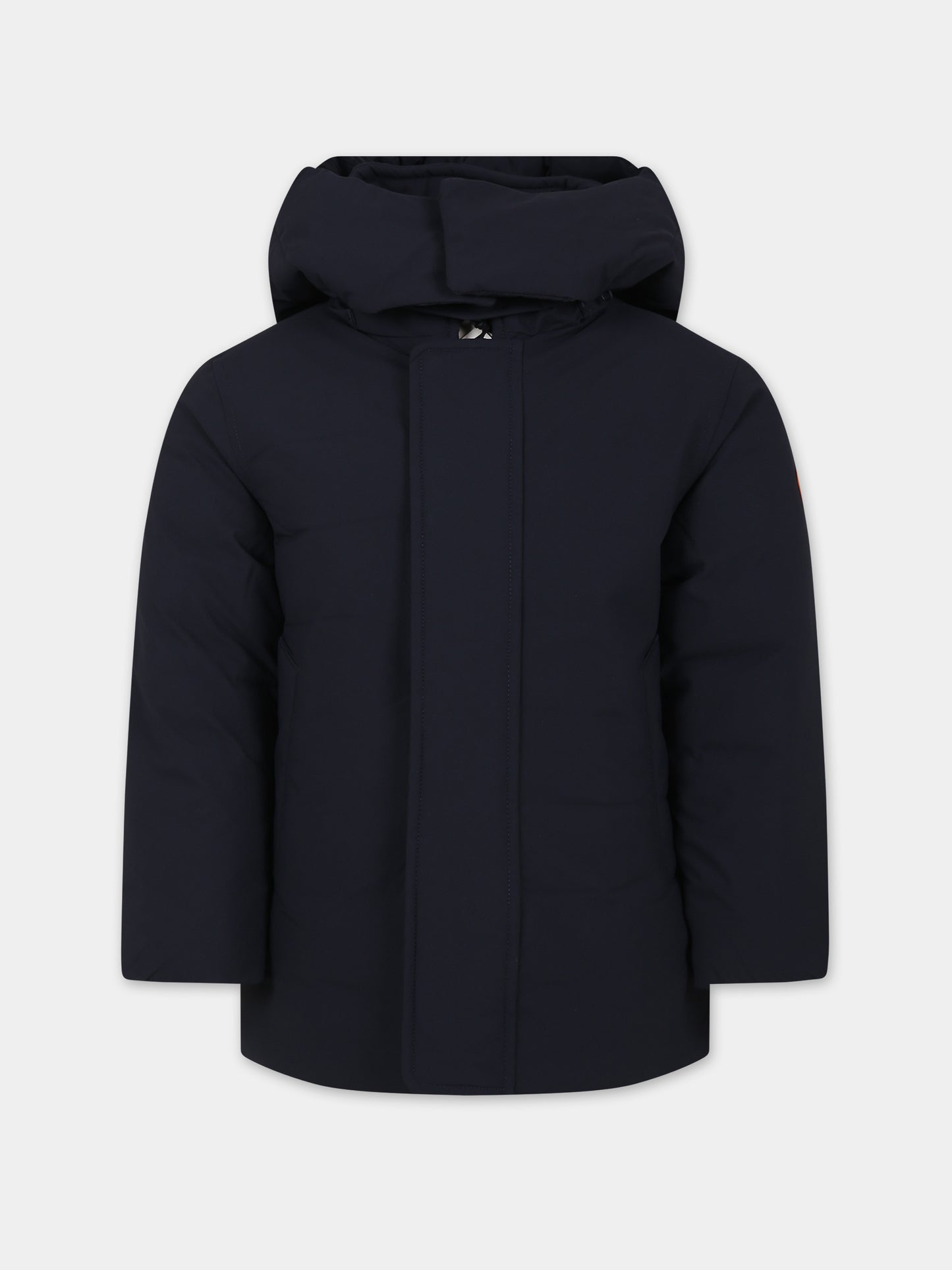 Parka Humphrey blu per bambino con logo,Save The Duck Kids,J40808B MATT17 90010