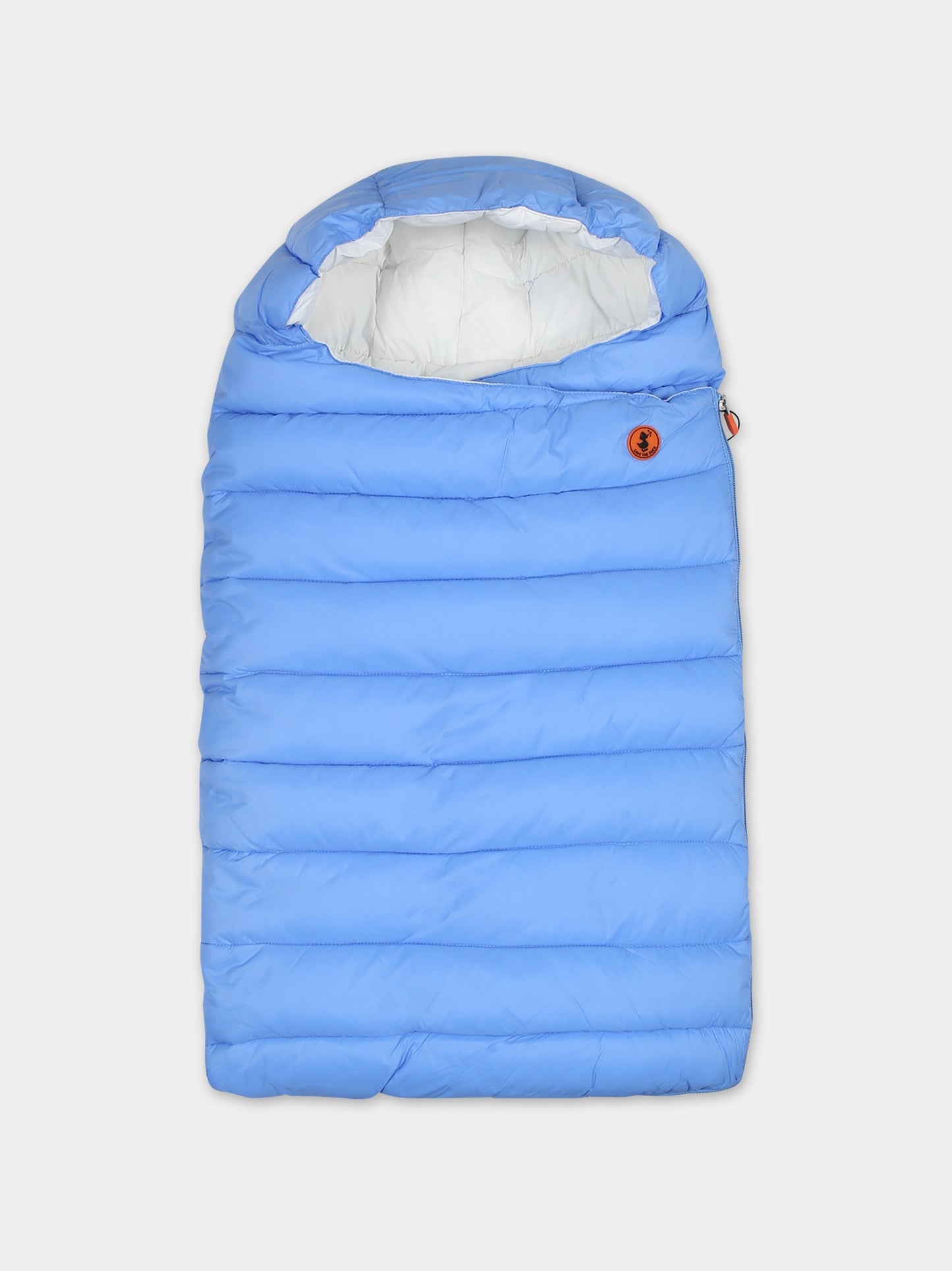 Sacco nanna May azzurro per neonato con logo,Save The Duck Kids,I30001X GIGA17 90059