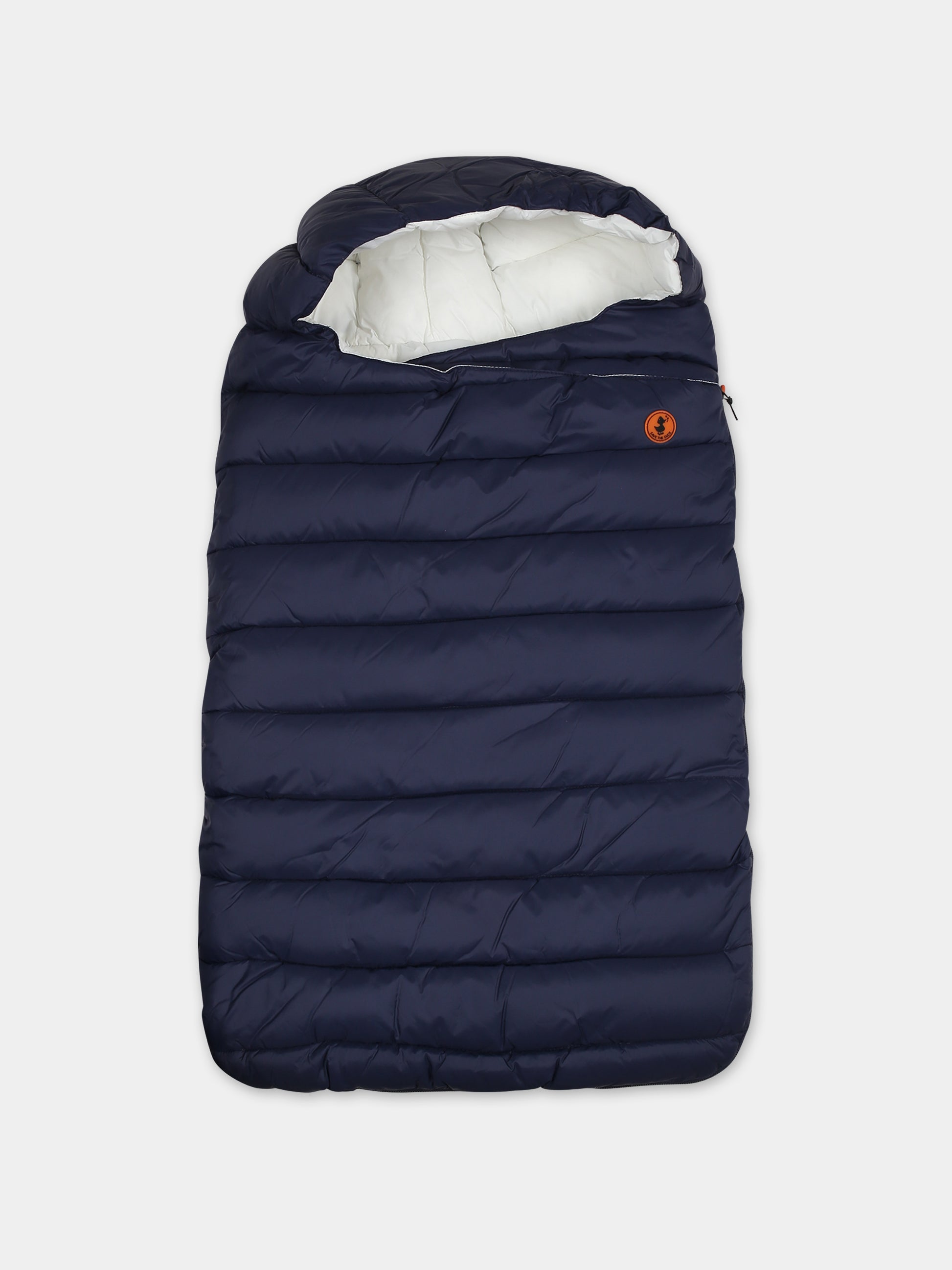 Sacco nanna May blu per neonato con logo,Save The Duck Kids,I30001 GIGA17 90000