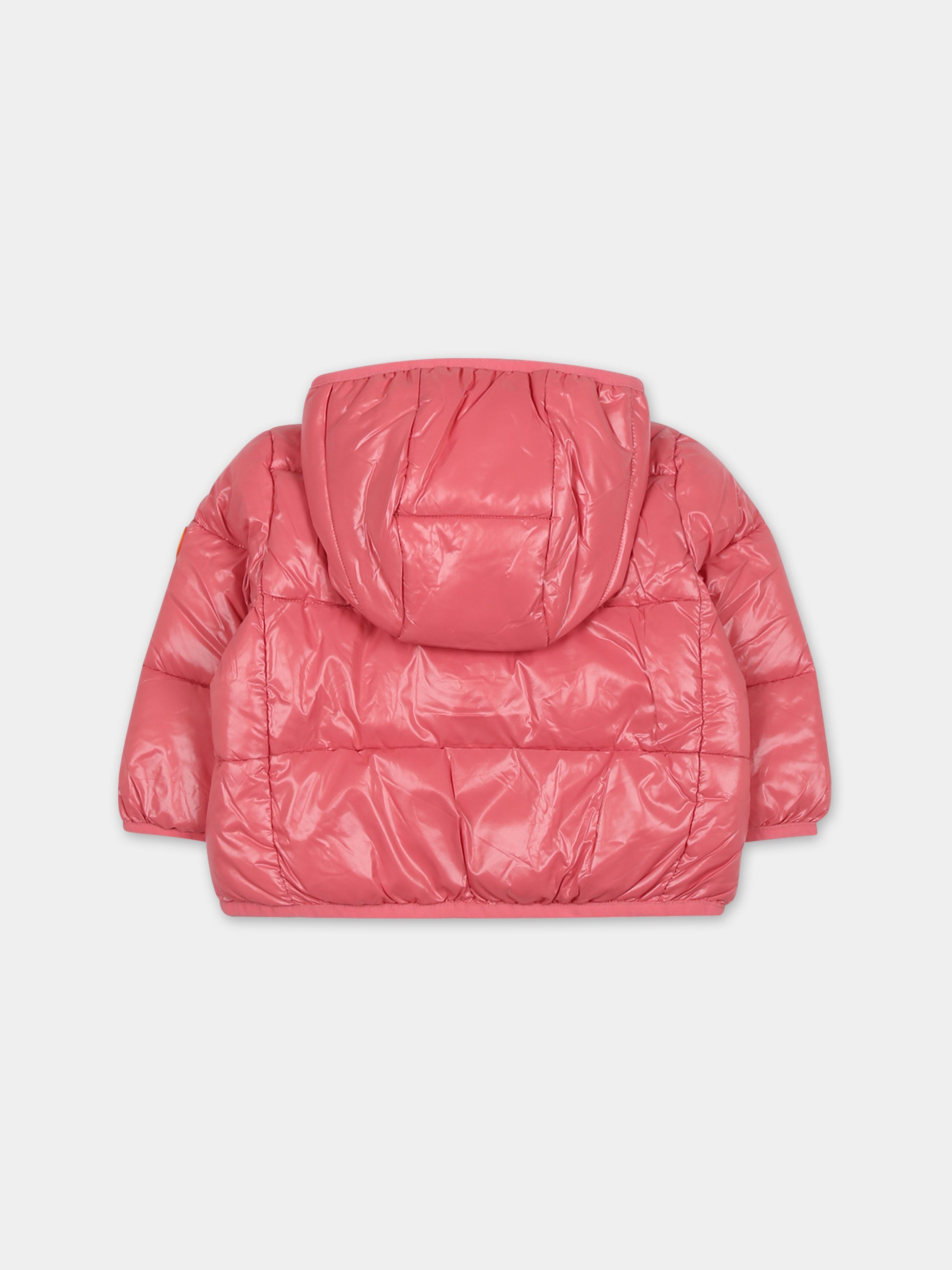 Piumino Jody rosa per neonata con logo,Save The Duck Kids,I30004X LUCK17 80036