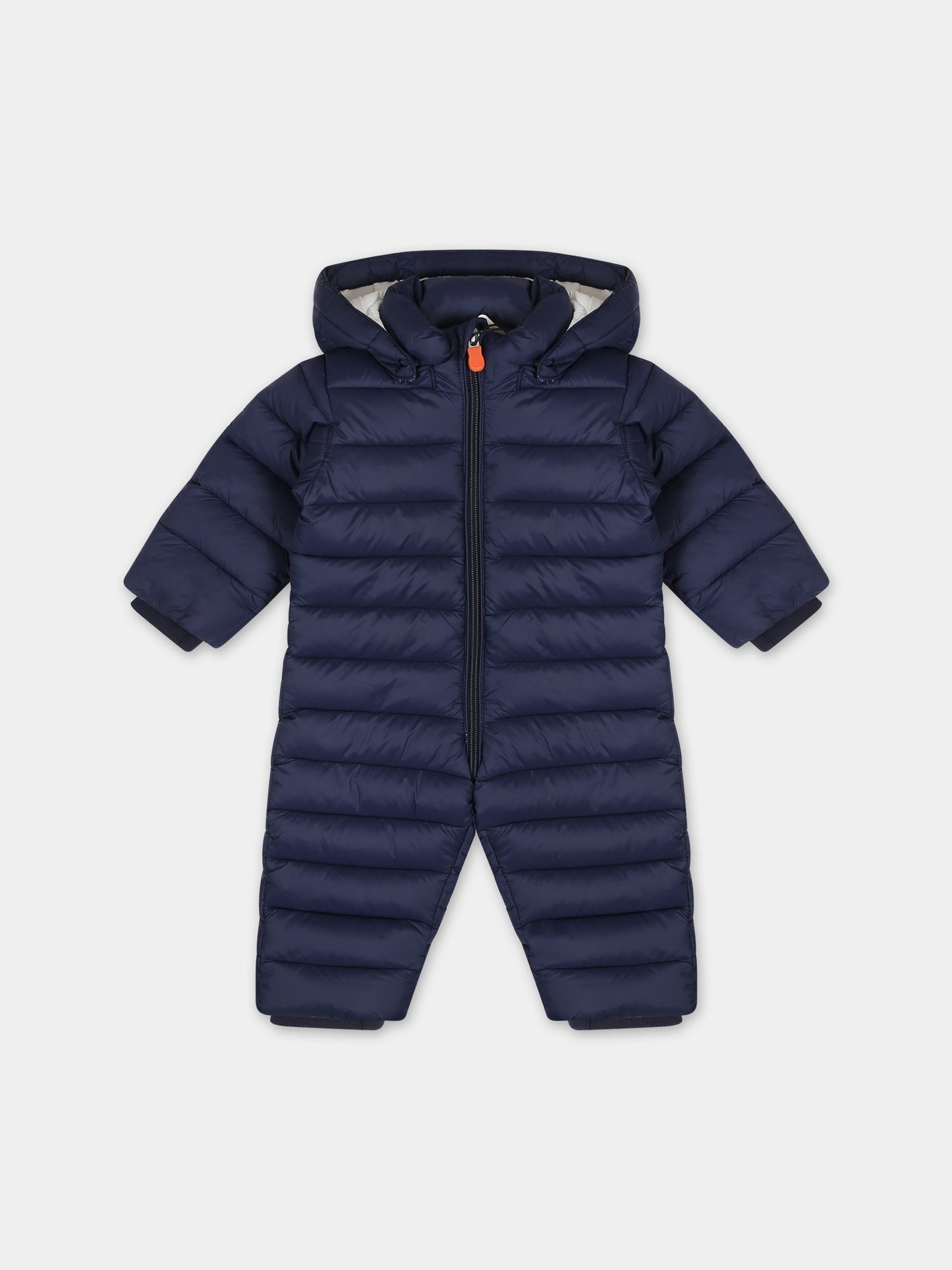 Piumino Storm blu per neonato con logo,Save The Duck Kids,I30002X GIGA17 90000