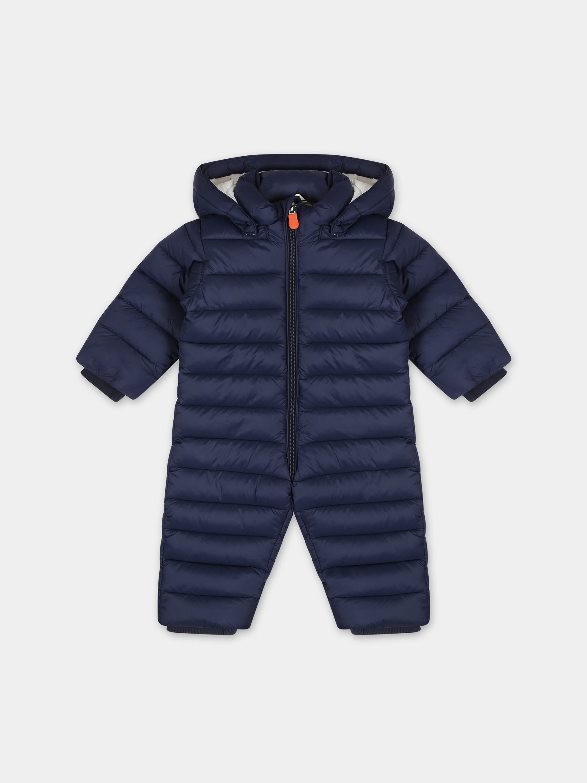 Piumino Storm blu per neonato con logo,Save The Duck Kids,I30002X GIGA17 90000