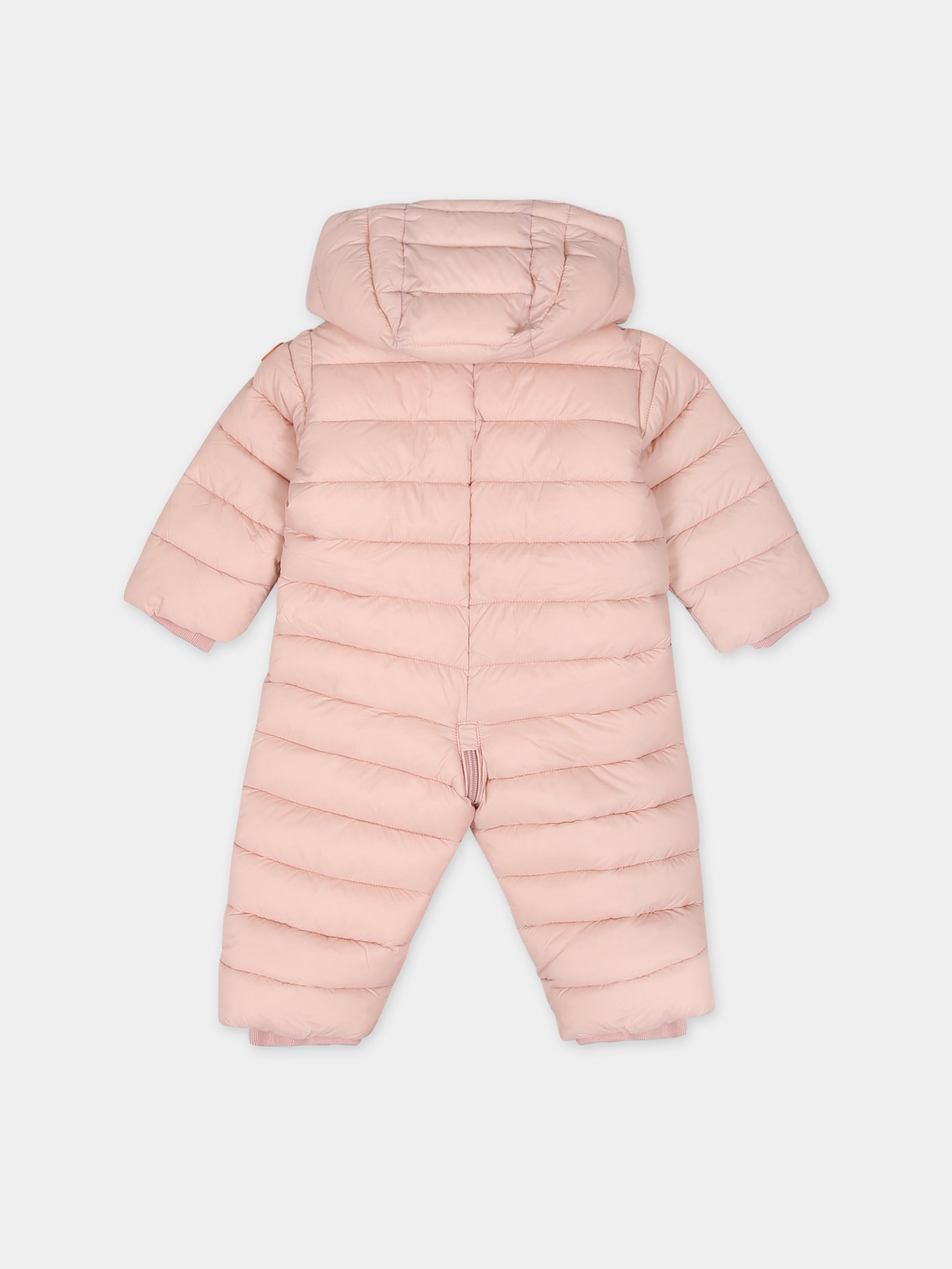 Piumino Storm rosa per neonata con logo,Save The Duck Kids,I30002X GIGA17 80007