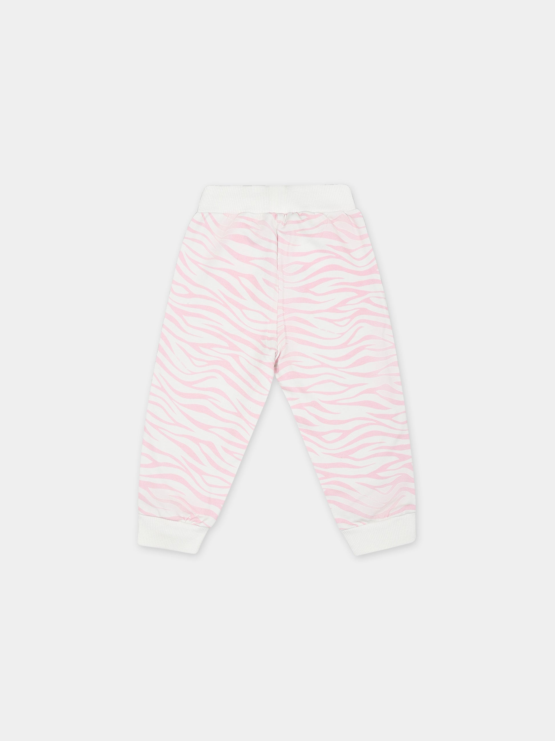 Pantaloni bianchi per neonata con eyestar,Chiara Ferragni Collection,53B404 2006 067F