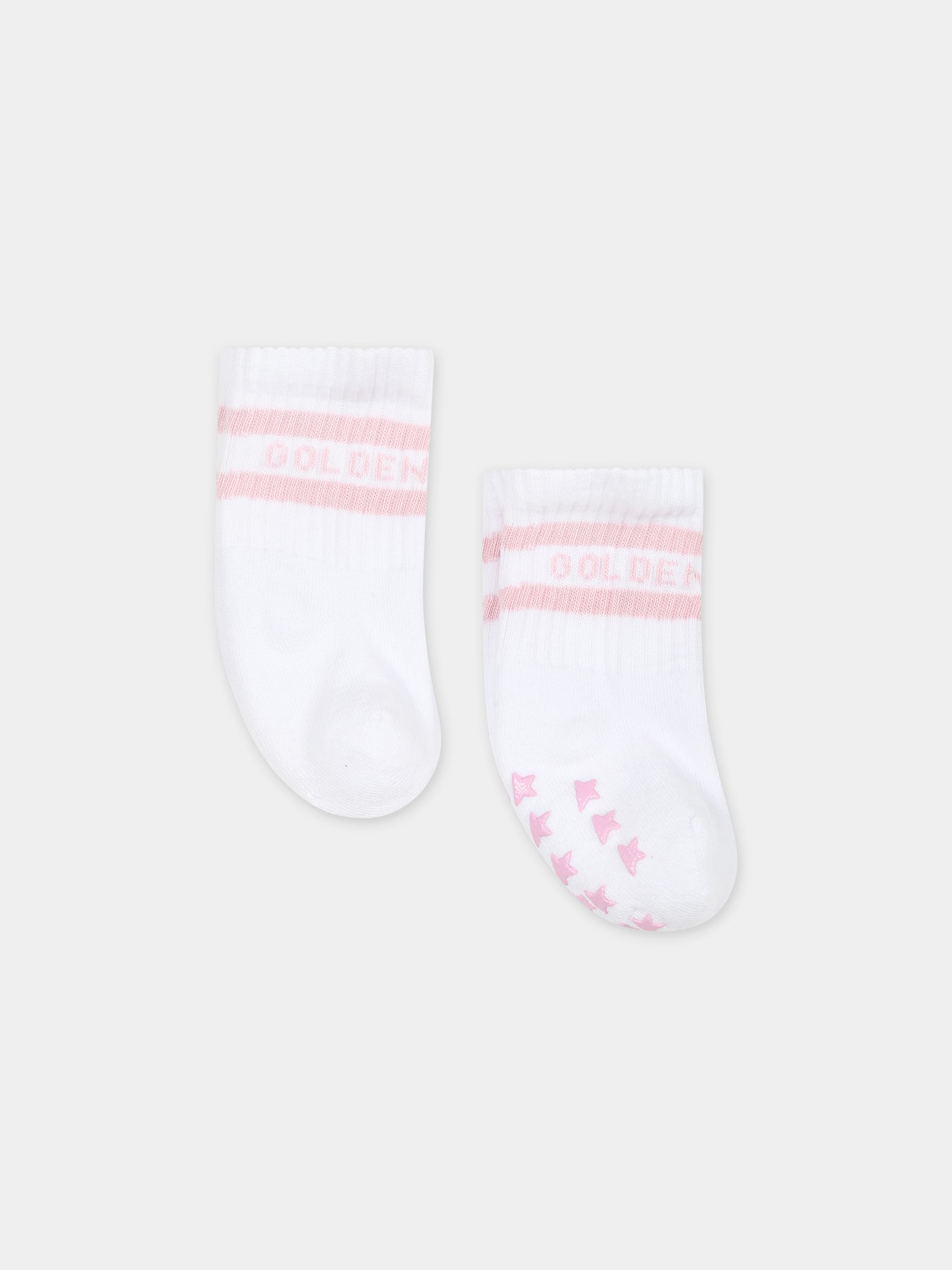 Set bianco per neonata con stella,Golden Goose,GIF00534 F004260 11410