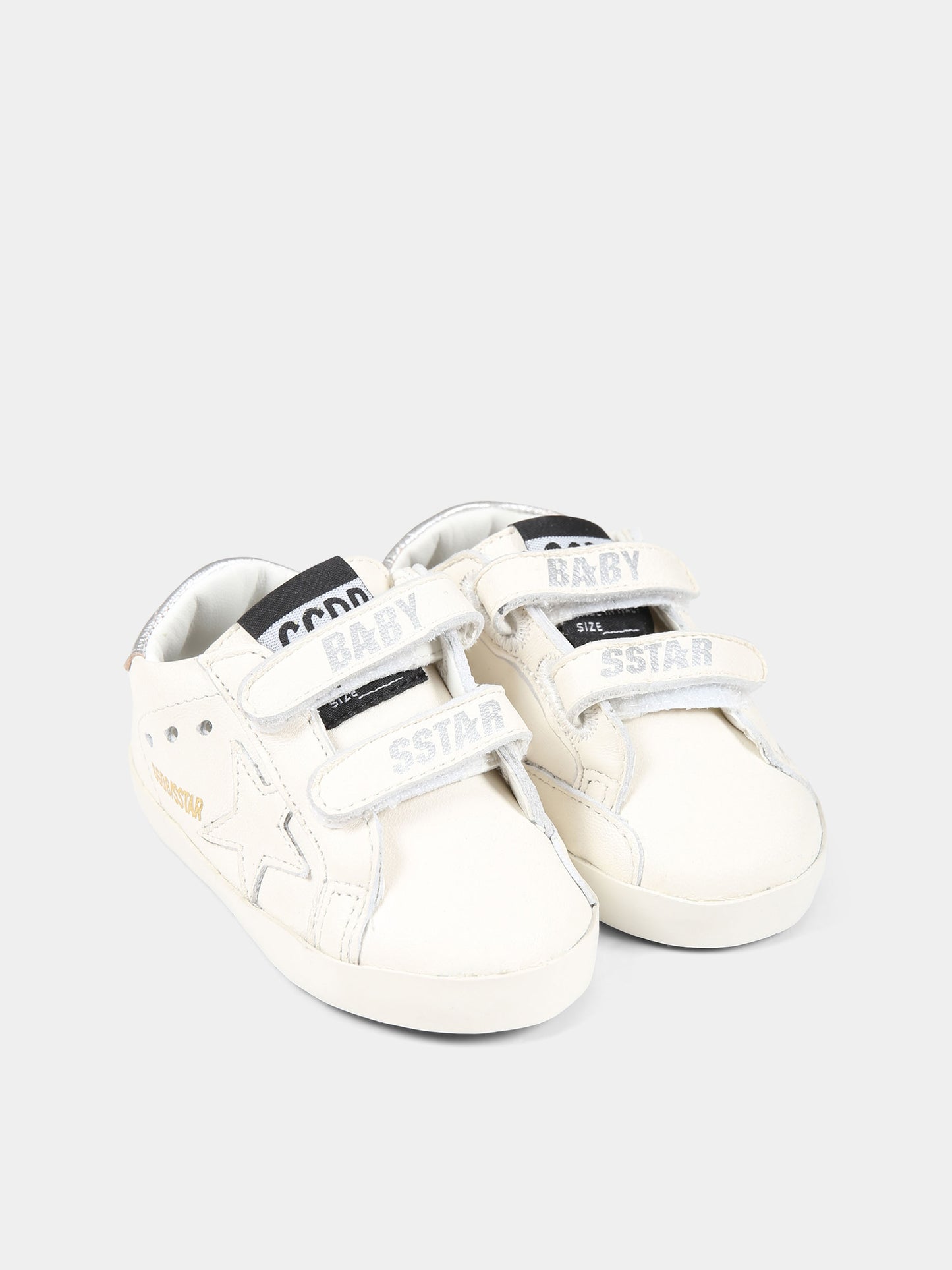 Set bianco per neonati con stella,Golden Goose,GIF00534 F004881 80185