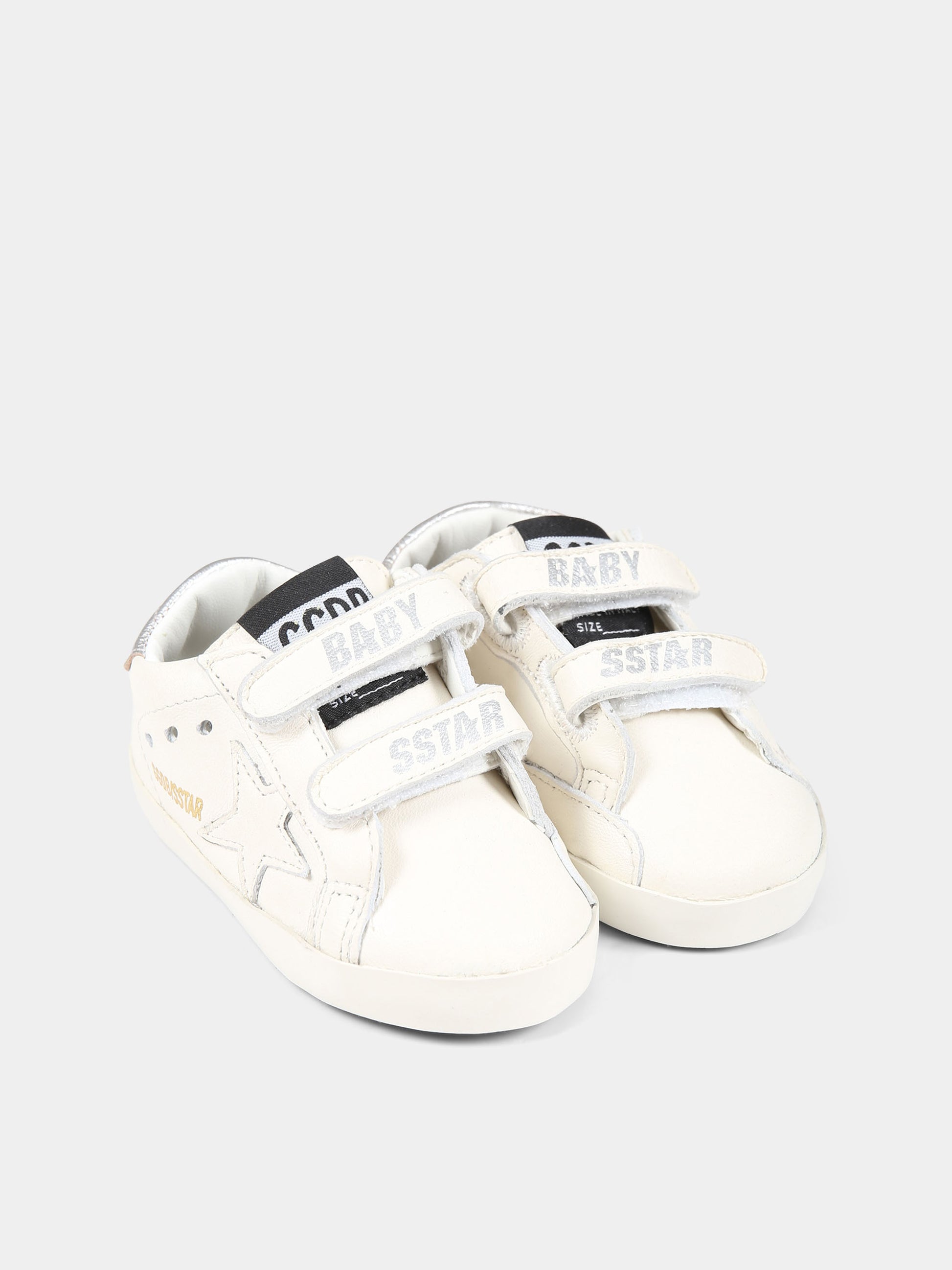 Set bianco per neonati con stella,Golden Goose,GIF00534 F004881 80185