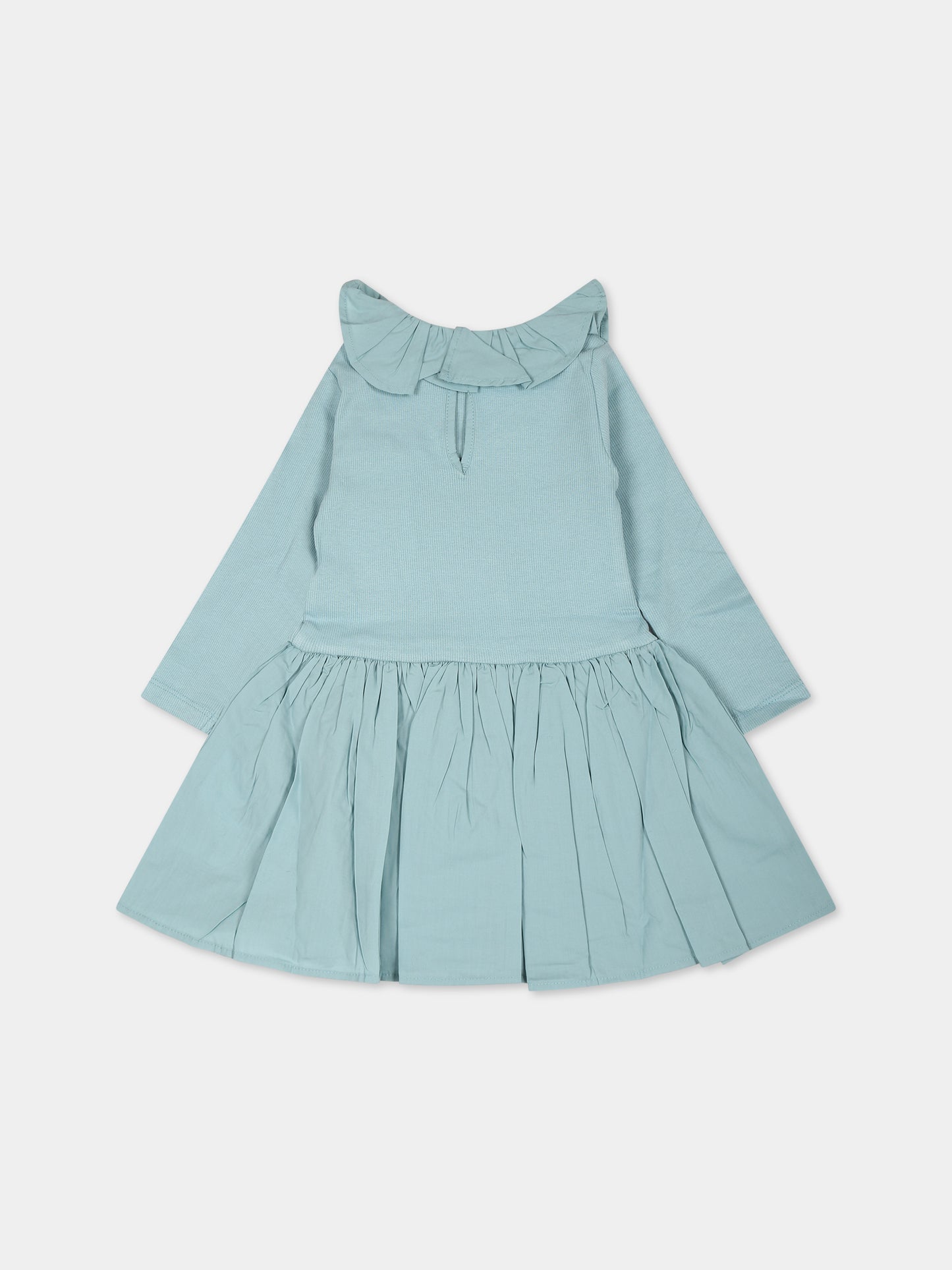 Vestito celeste per neonata,Molo,4W23E216 8771