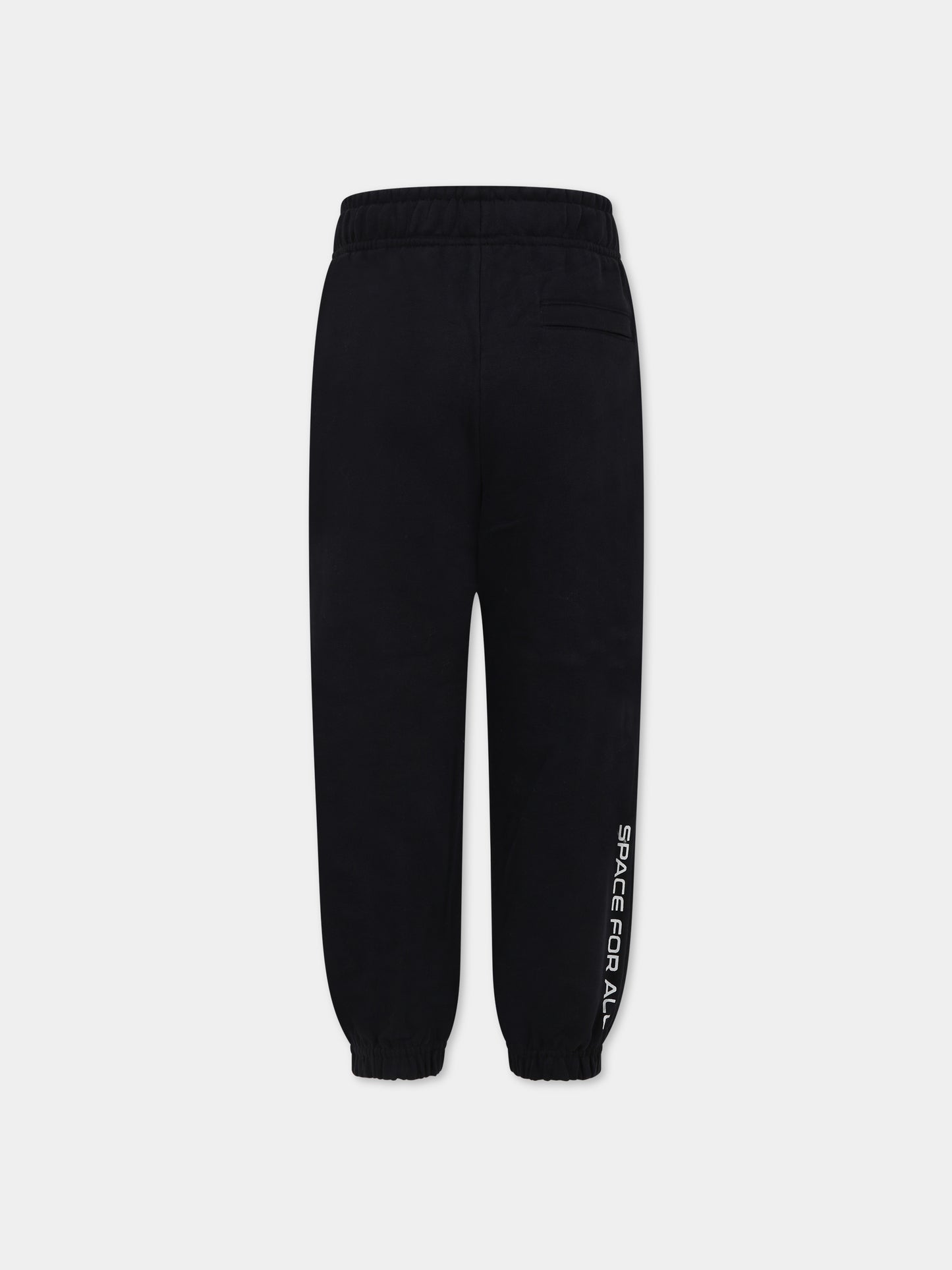 Pantaloni neri per bambini con scritta,Molo,6W23I214 0099