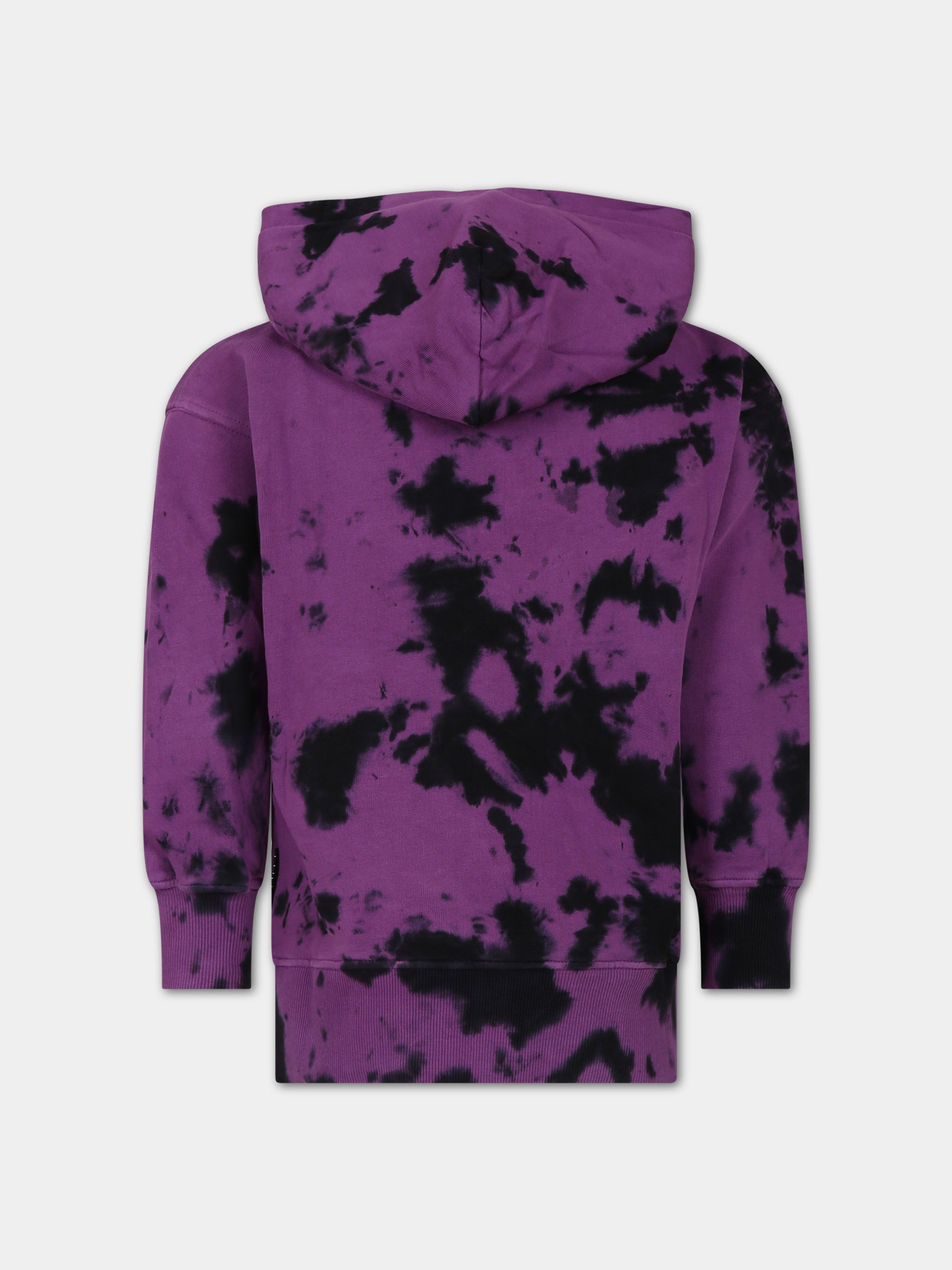 Felpa viola per bambini con scritta,Molo,6W23J304 5964